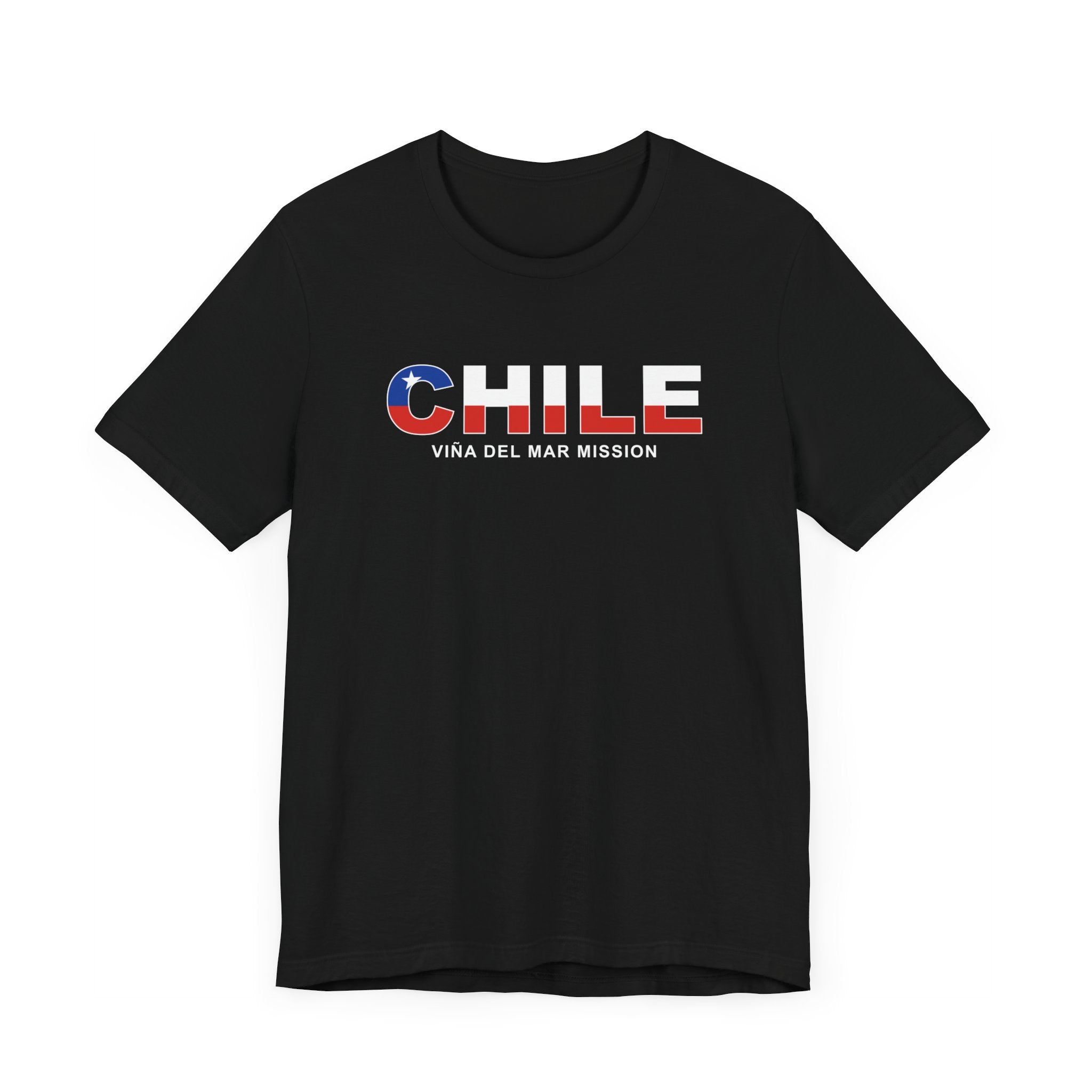 Chile Vina del Mar Mission Flag Title T-shirt - Mission Wishlist - LDS Missionary Gift Store