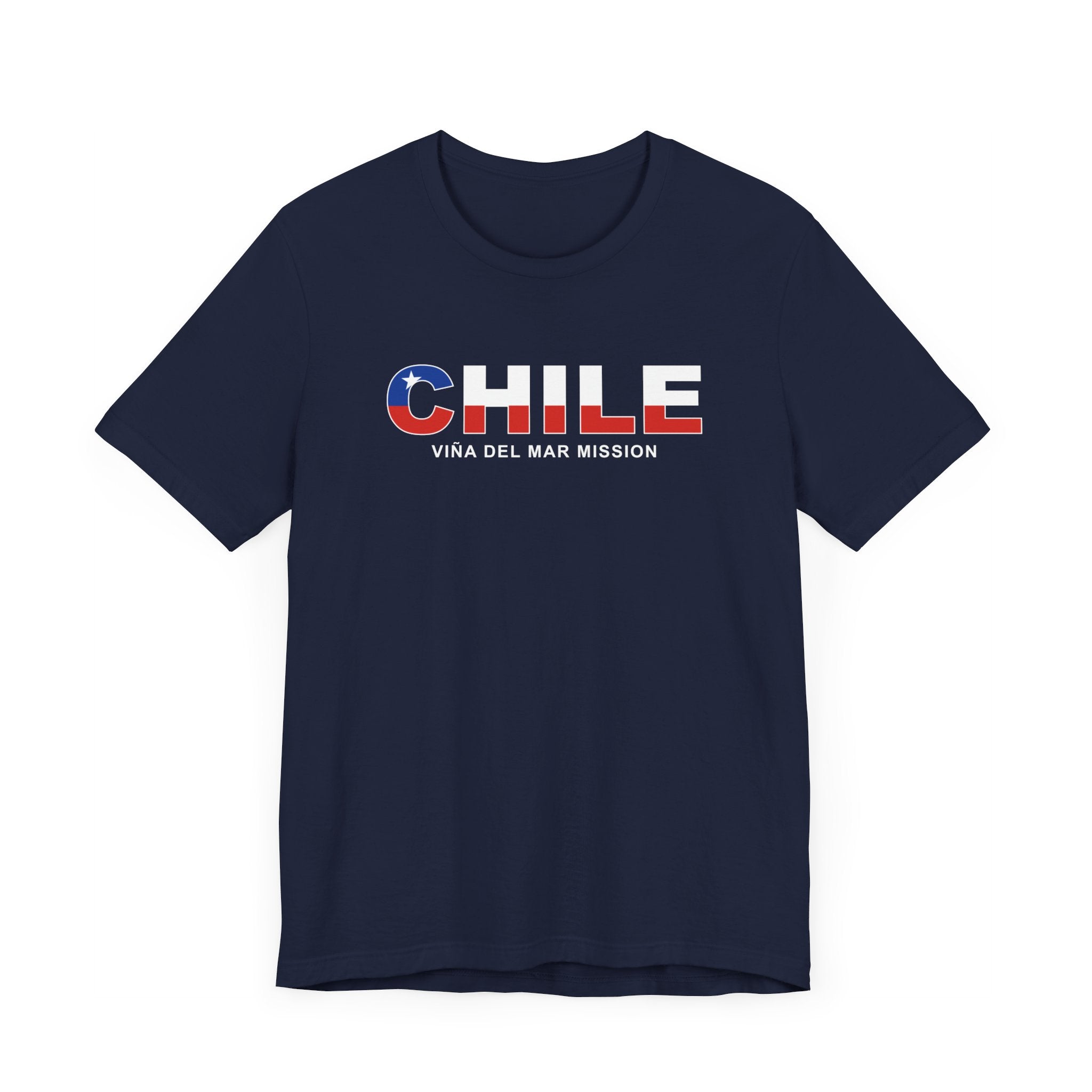 Chile Vina del Mar Mission Flag Title T-shirt - Mission Wishlist - LDS Missionary Gift Store