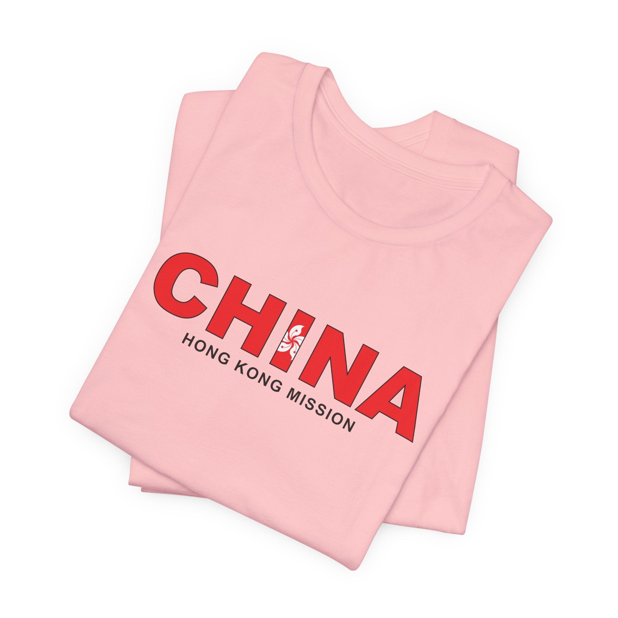 China Hong Kong Mission Flag Title T-shirt - Mission Wishlist - LDS Missionary Gift Store