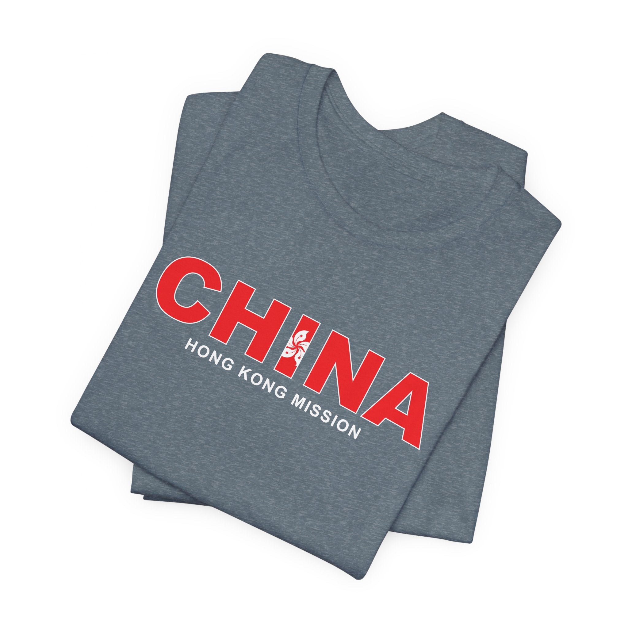 China Hong Kong Mission Flag Title T-shirt - Mission Wishlist - LDS Missionary Gift Store