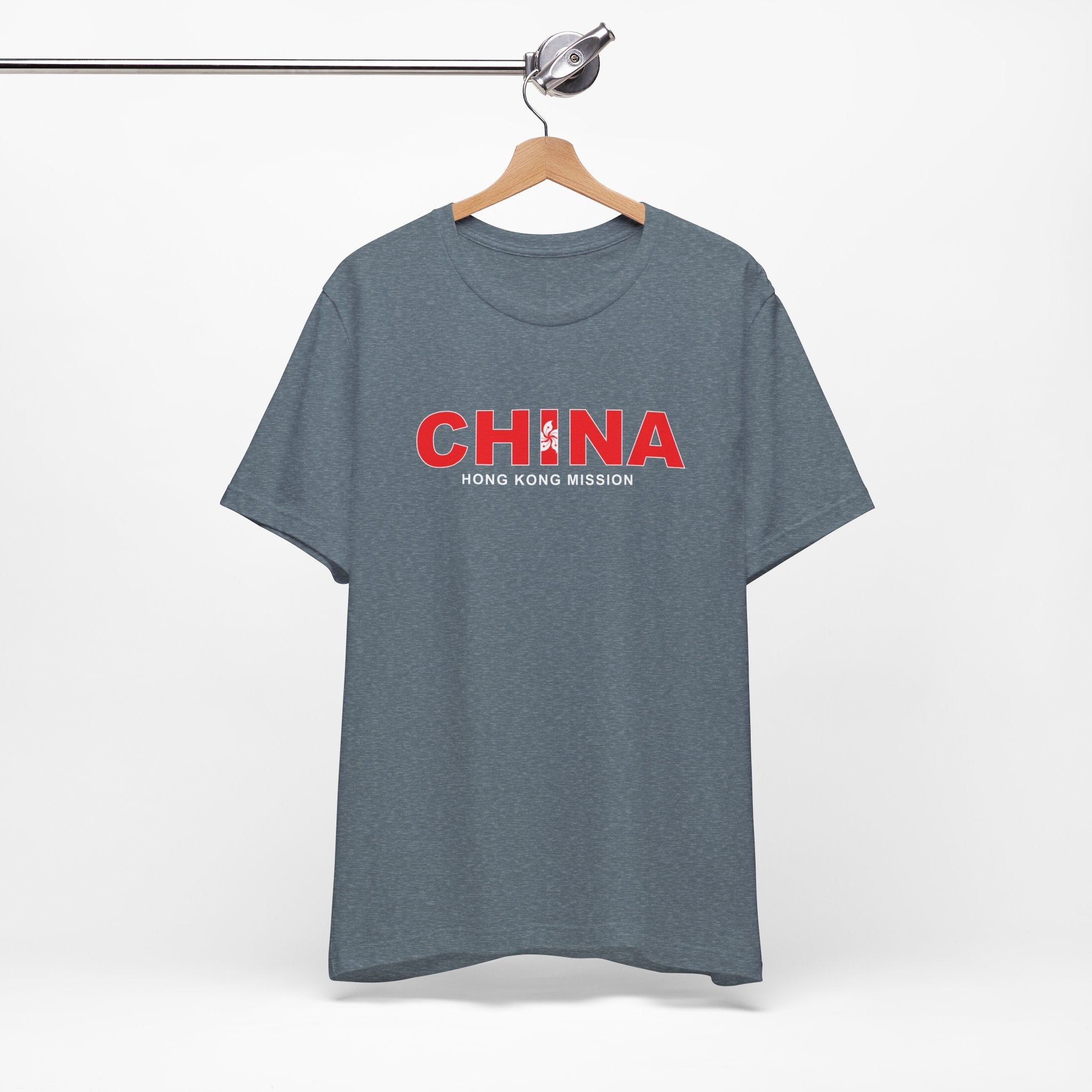 China Hong Kong Mission Flag Title T-shirt - Mission Wishlist - LDS Missionary Gift Store