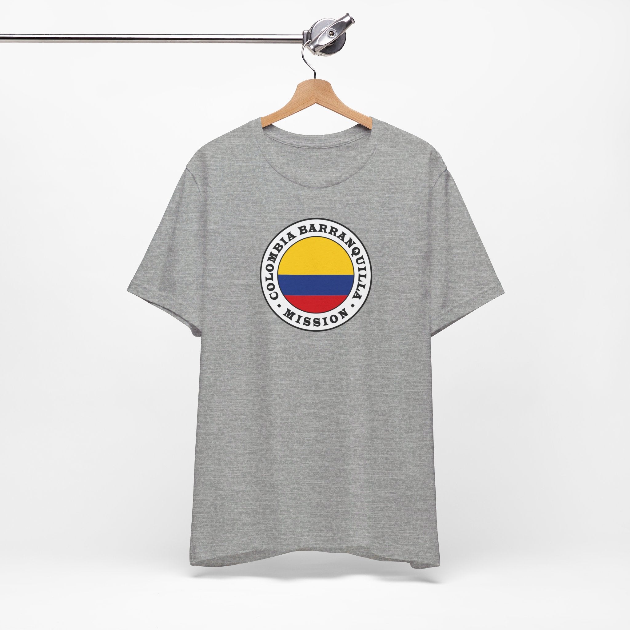 Colombia Barranquilla Mission Circular Flag T-shirt - Mission Wishlist - LDS Missionary Gift Store