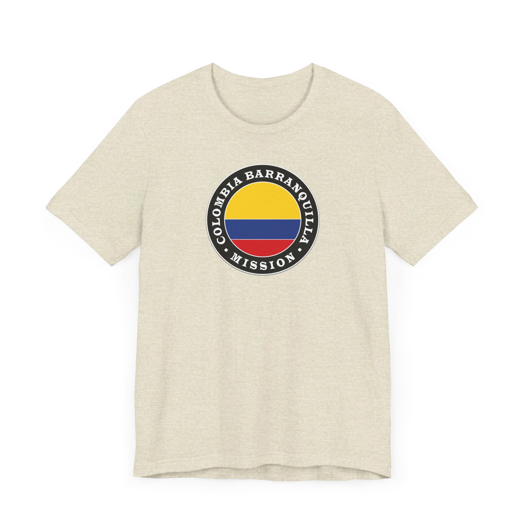 Colombia Barranquilla Mission Circular Flag T-shirt - Mission Wishlist - LDS Missionary Gift Store
