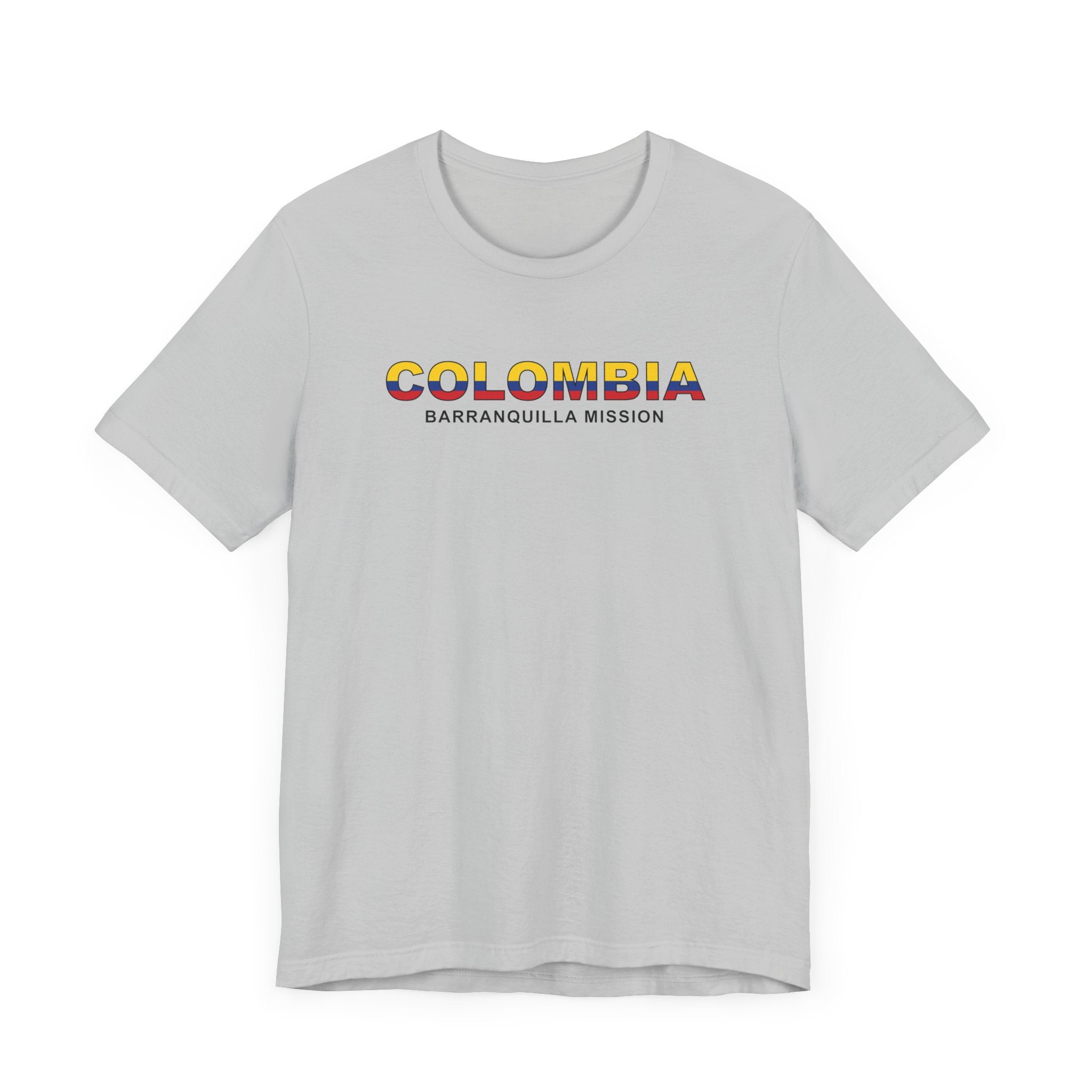 Colombia Barranquilla Mission Flag Title T-shirt - Mission Wishlist - LDS Missionary Gift Store