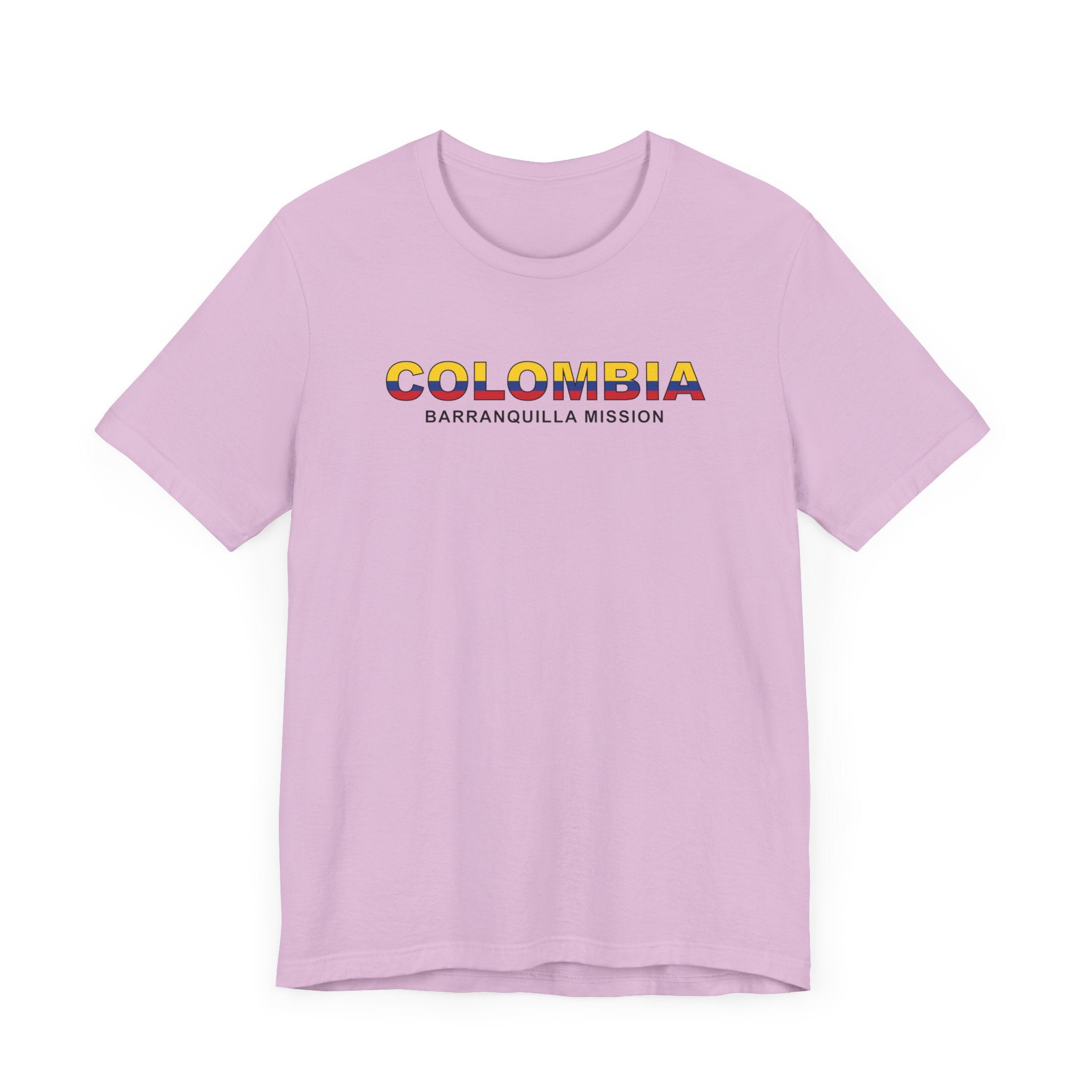 Colombia Barranquilla Mission Flag Title T-shirt - Mission Wishlist - LDS Missionary Gift Store