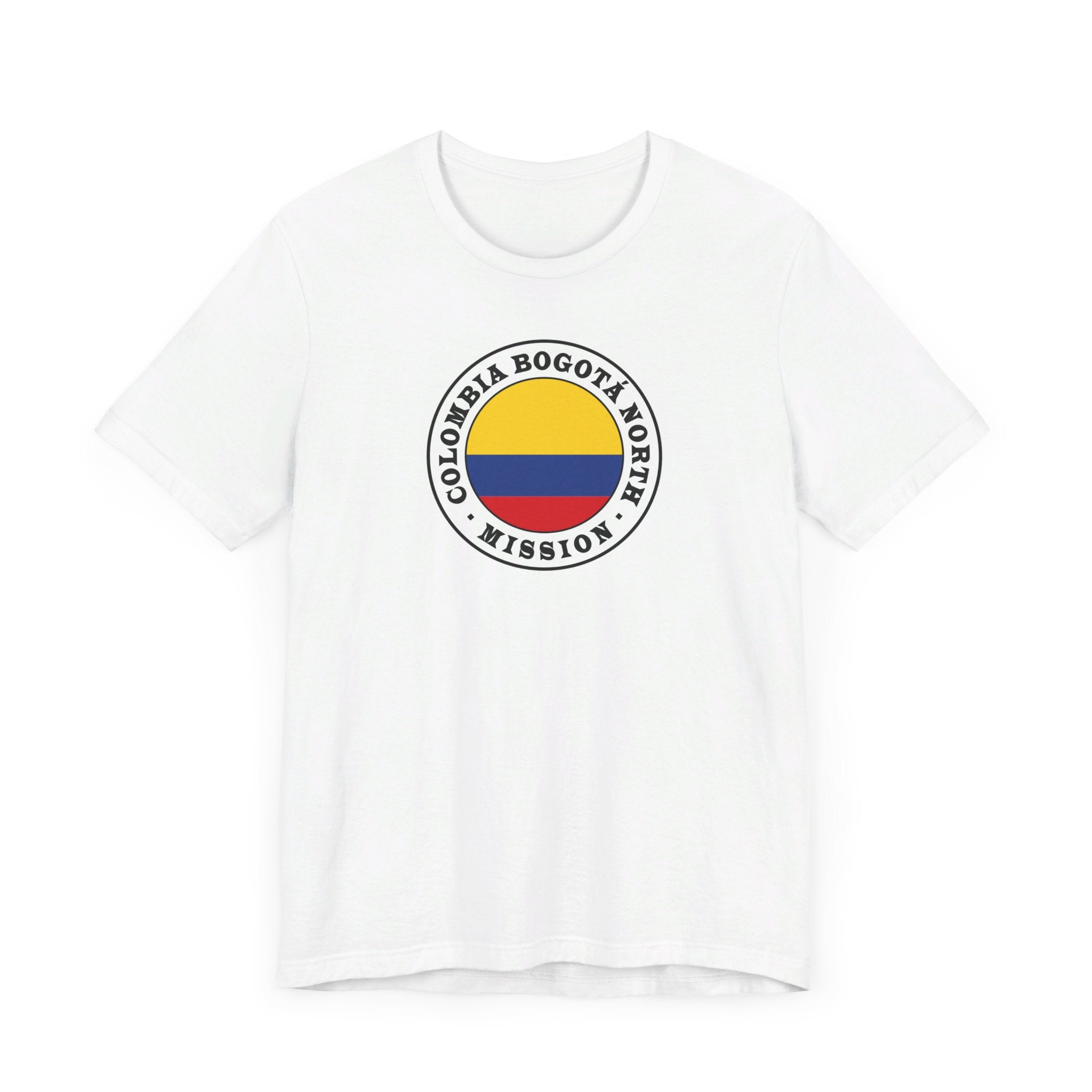 Colombia Bogota North Mission Circular Flag T-shirt - Mission Wishlist - LDS Missionary Gift Store
