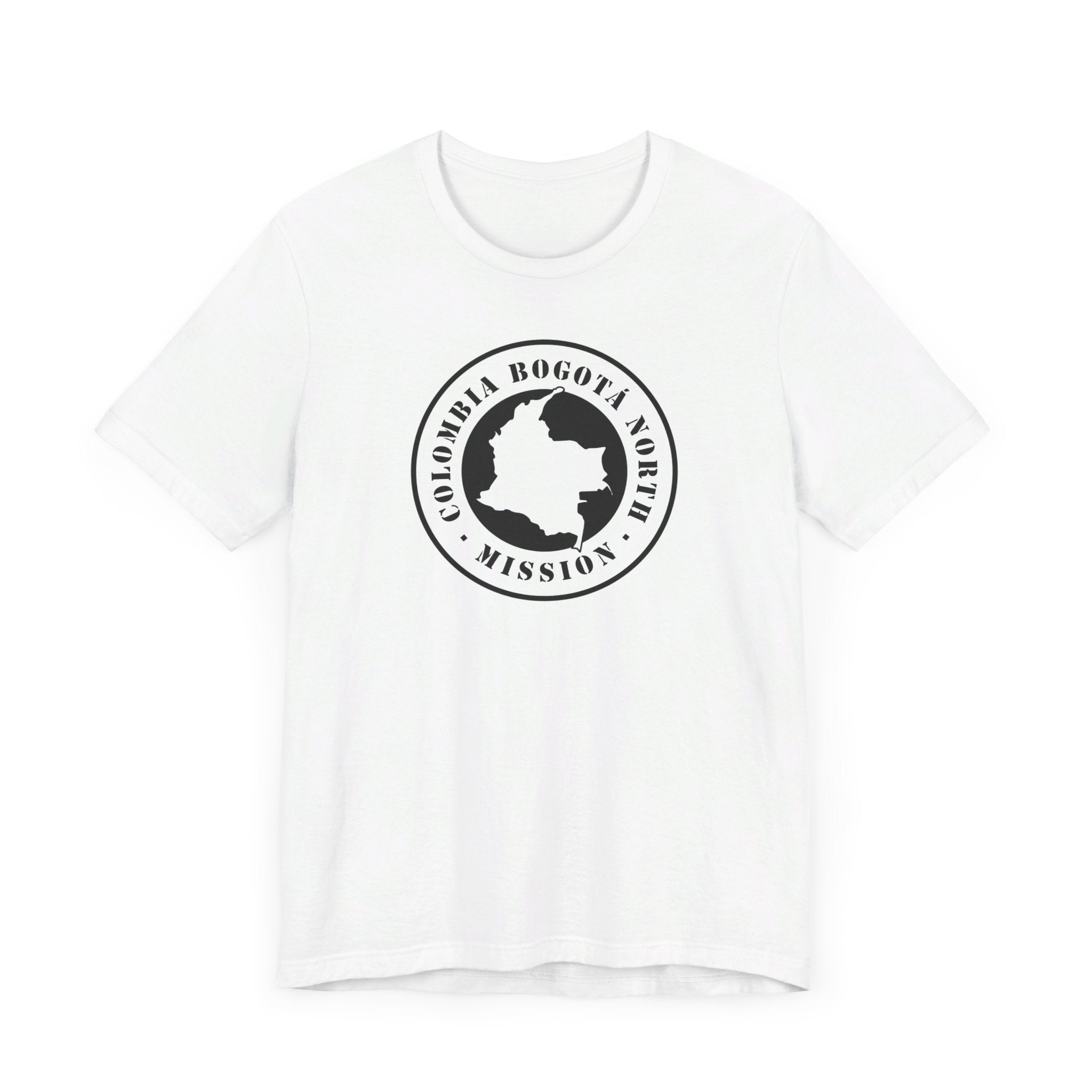 Colombia Bogota North Mission Circular Monochrome Logo T-Shirt - Mission Wishlist - LDS Missionary Gift Store