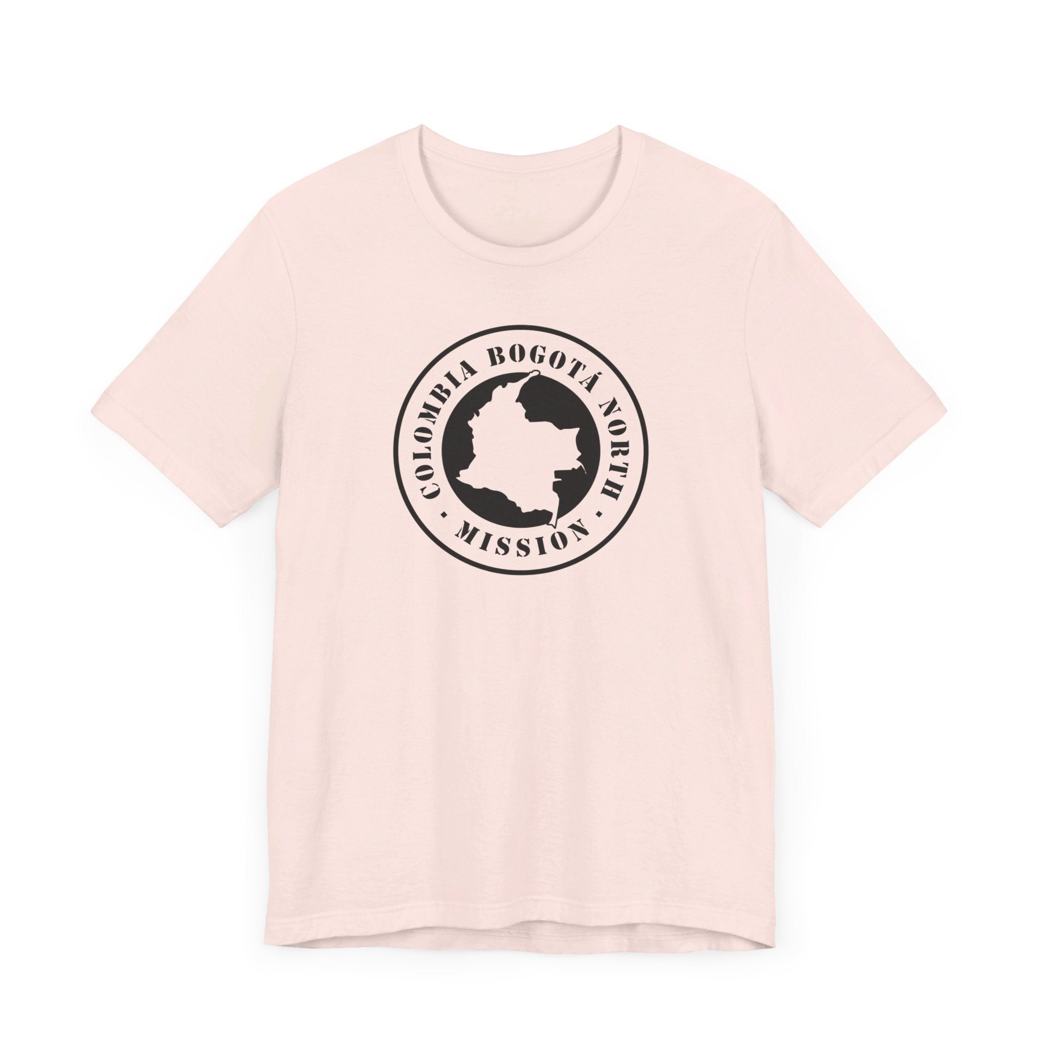 Colombia Bogota North Mission Circular Monochrome Logo T-Shirt - Mission Wishlist - LDS Missionary Gift Store