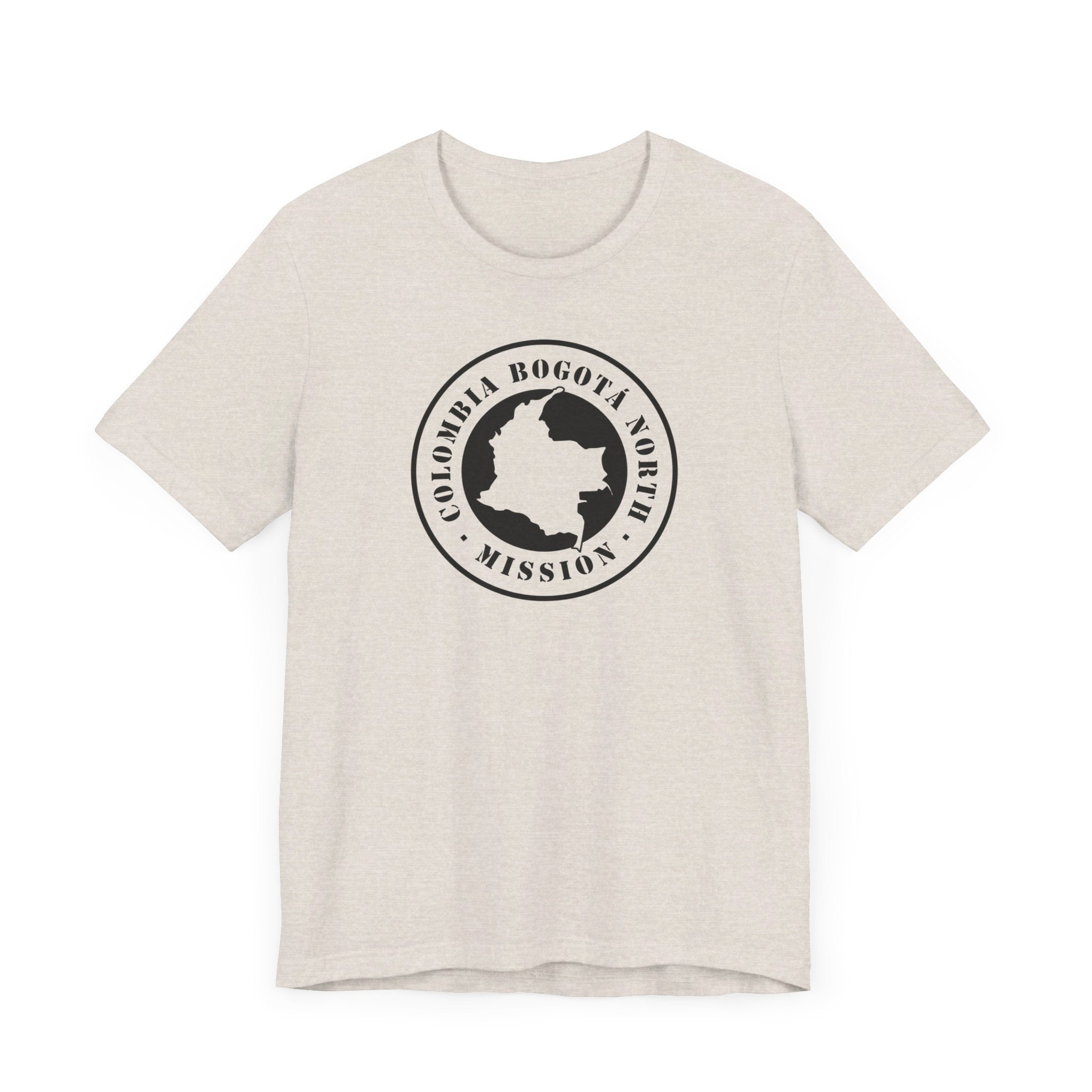 Colombia Bogota North Mission Circular Monochrome Logo T-Shirt - Mission Wishlist - LDS Missionary Gift Store