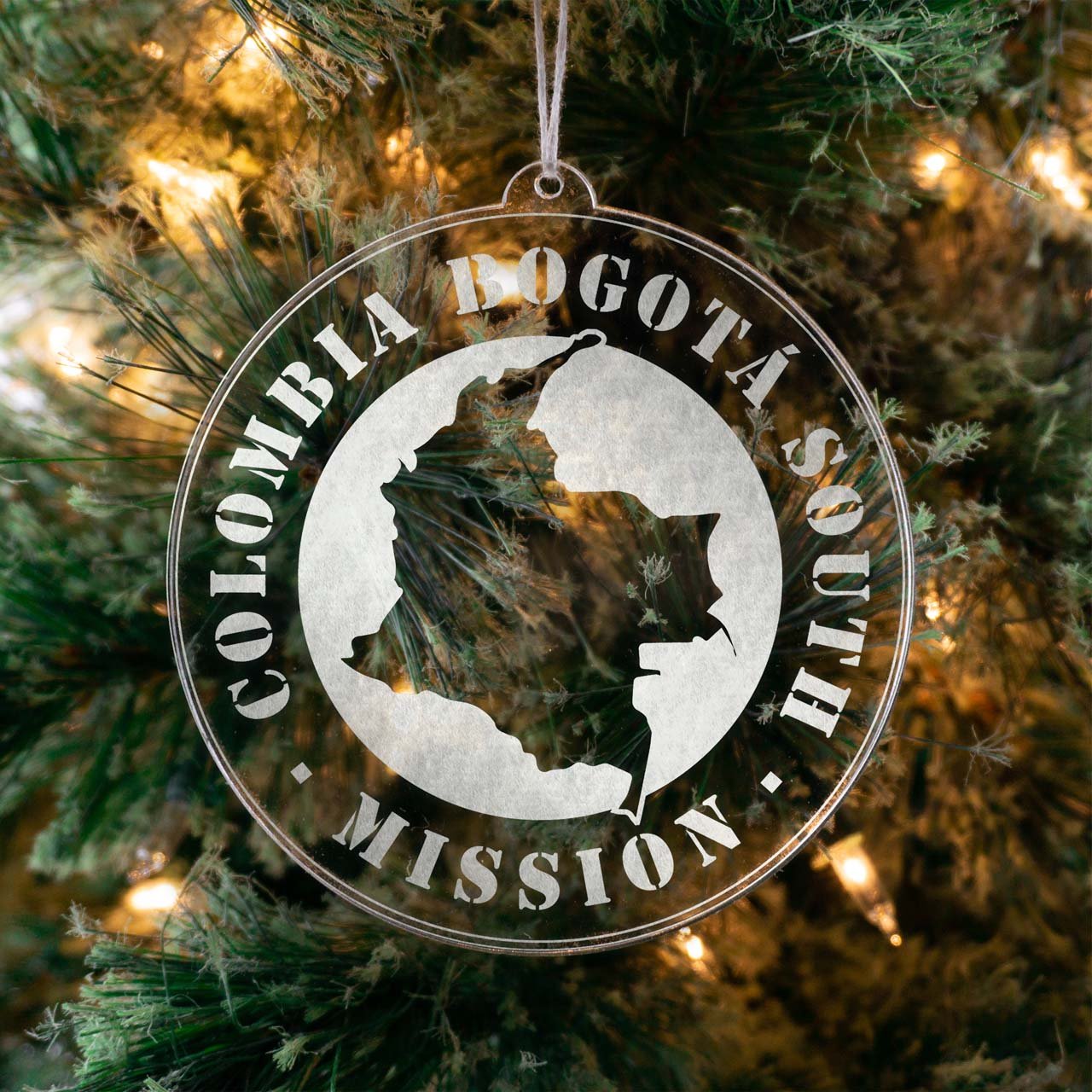 Colombia Bogota South Mission Christmas Ornament - Latter-Day Saint LDS Missionary Gift - Book of Mormon