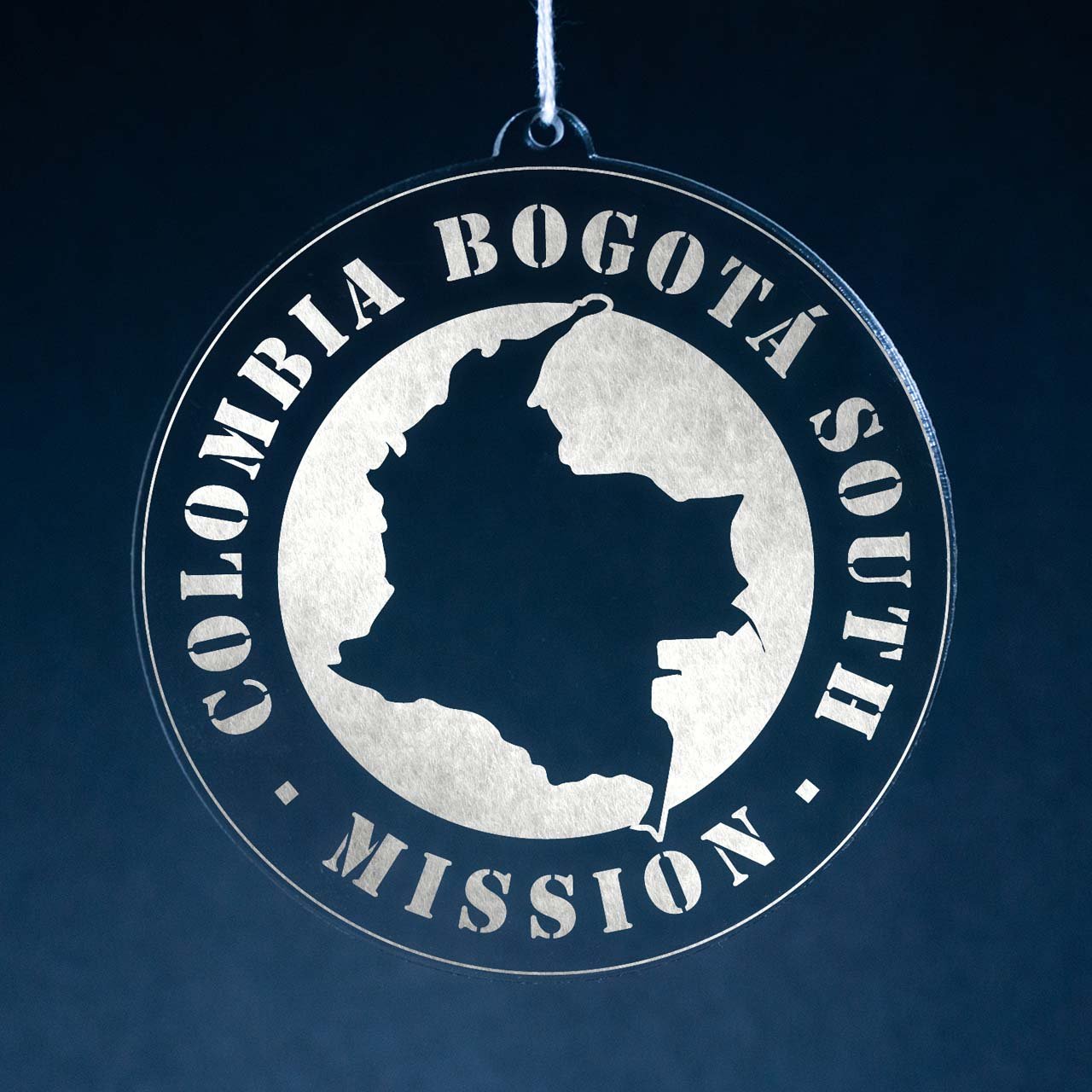 Colombia Bogota South Mission Christmas Ornament - Latter-Day Saint LDS Missionary Gift - Book of Mormon