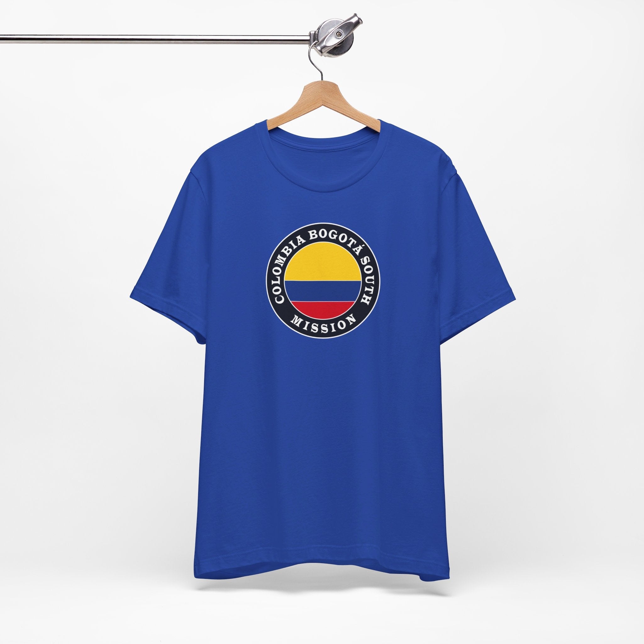 Colombia Bogota South Mission Circular Flag T-shirt - Mission Wishlist - LDS Missionary Gift Store