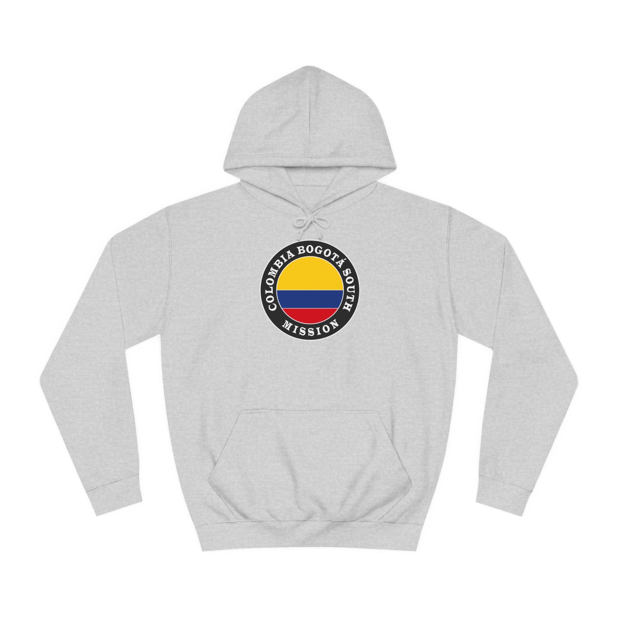 Colombia Bogota South Mission Flag Logo (Black Border) College Hoodie - Mission Wishlist - LDS Missionary Gift Store