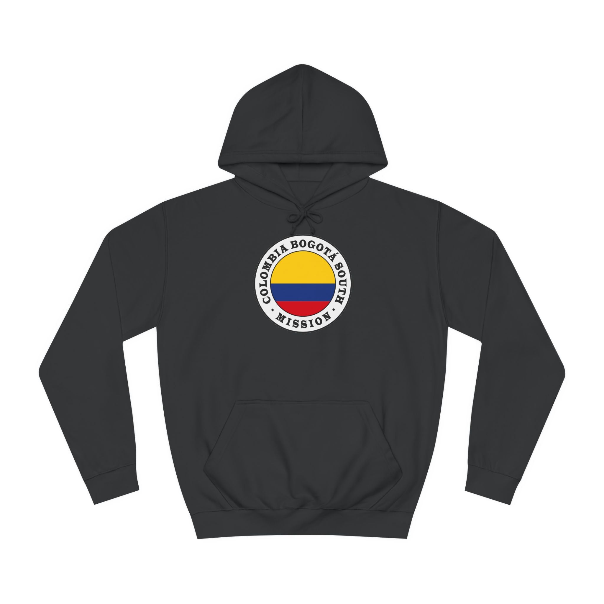 Colombia Bogota South Mission Flag Logo (White Border) College Hoodie - Mission Wishlist - LDS Missionary Gift Store