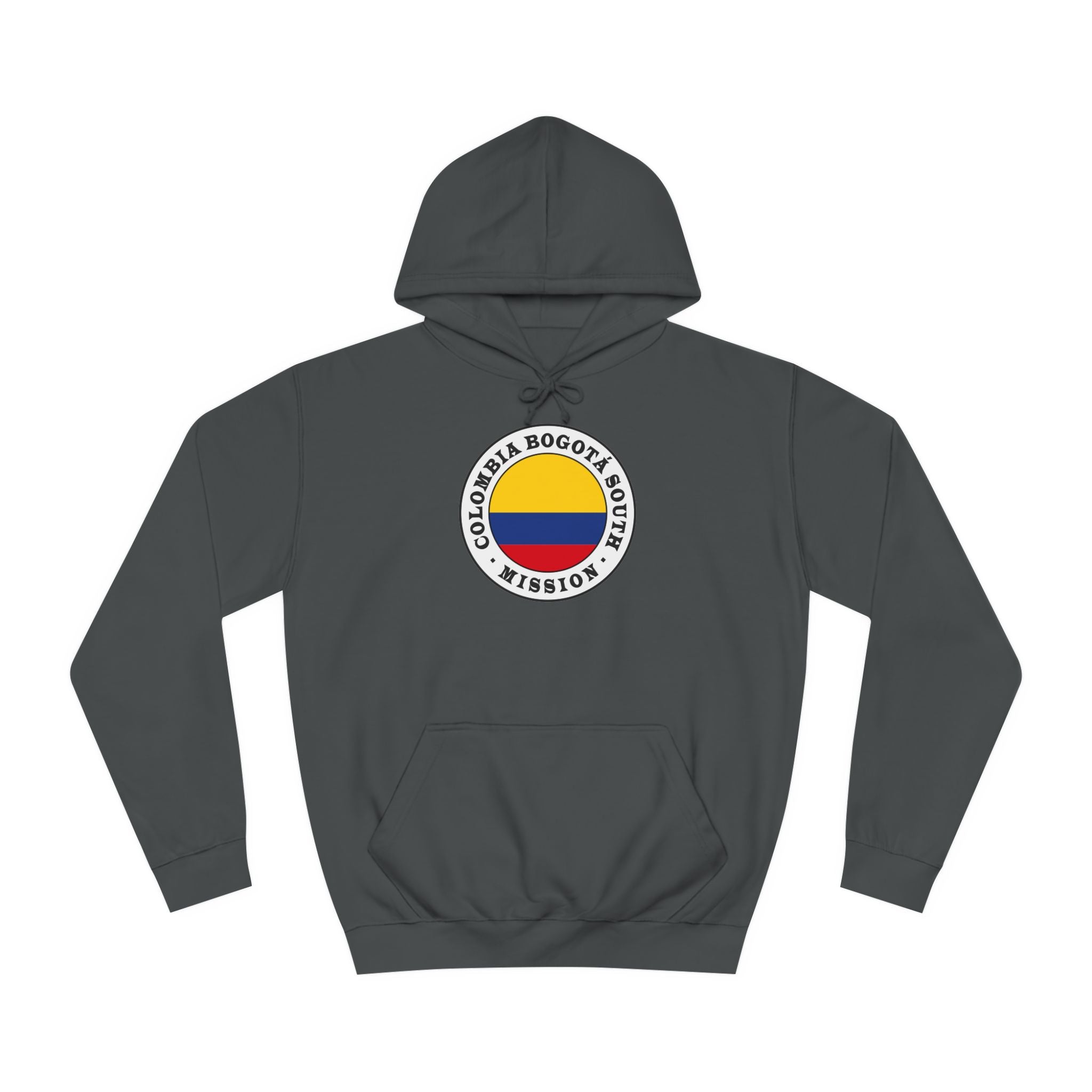 Colombia Bogota South Mission Flag Logo (White Border) College Hoodie - Mission Wishlist - LDS Missionary Gift Store