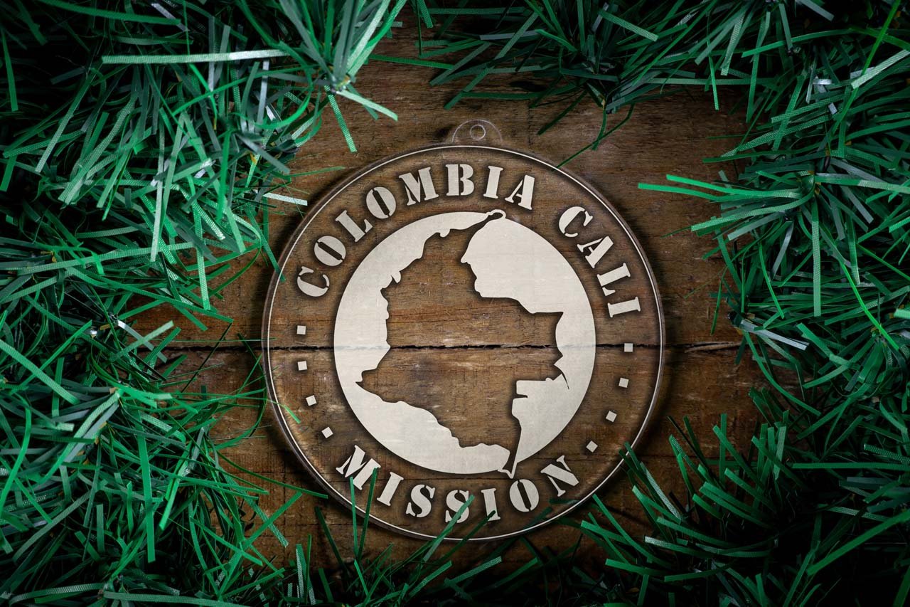 Colombia Cali Mission Christmas Ornament - Latter-Day Saint LDS Missionary Gift - Book of Mormon