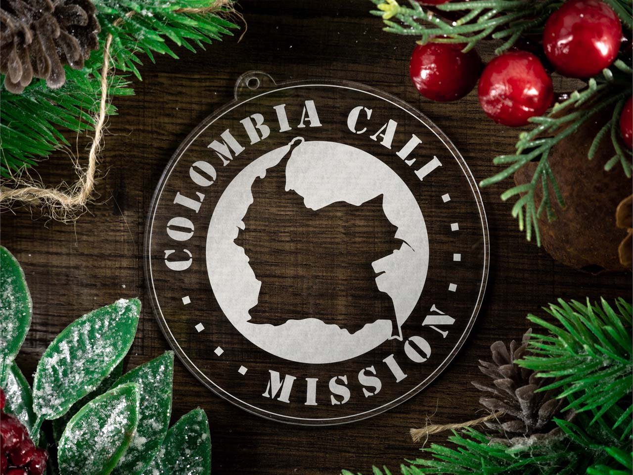 Colombia Cali Mission Christmas Ornament - Latter-Day Saint LDS Missionary Gift - Book of Mormon