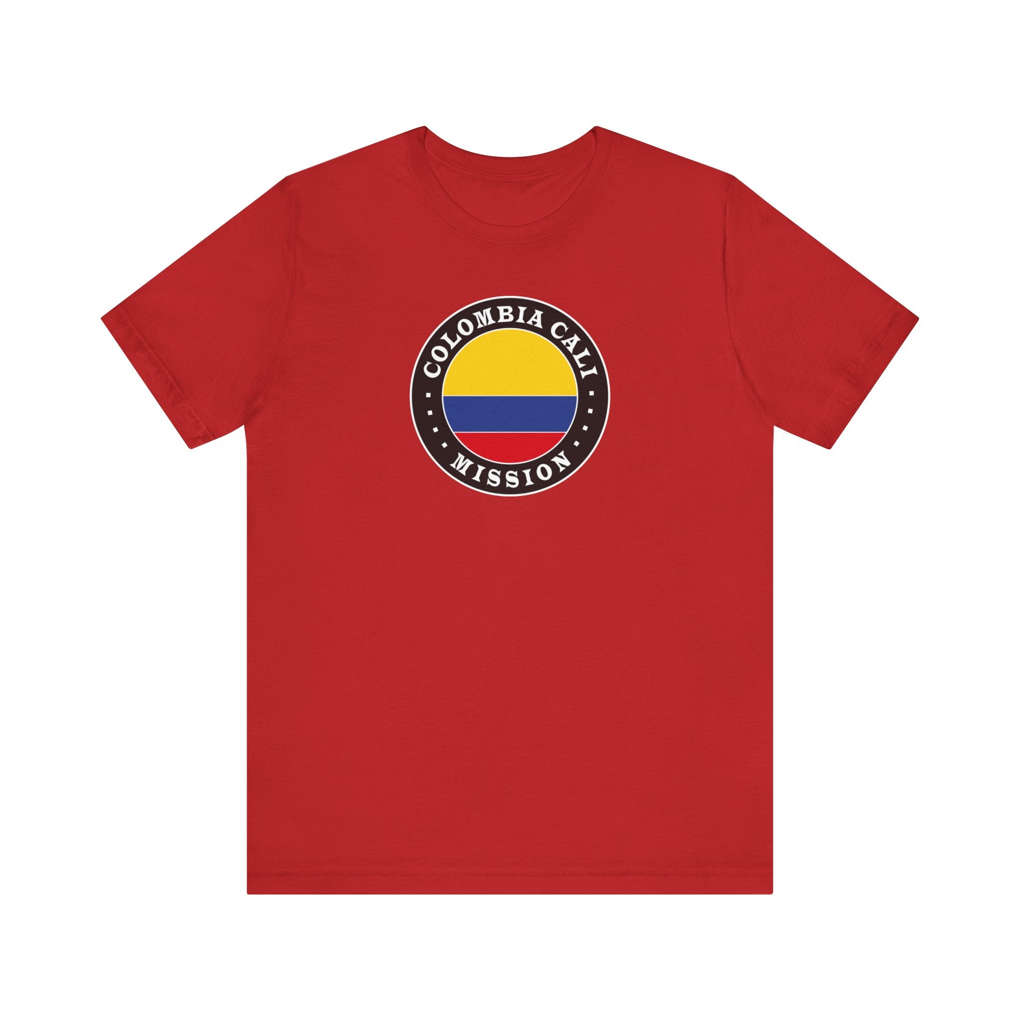 Colombia Cali Mission Circular Flag T-shirt - Latter-Day Saint LDS Missionary Gift - Book of Mormon
