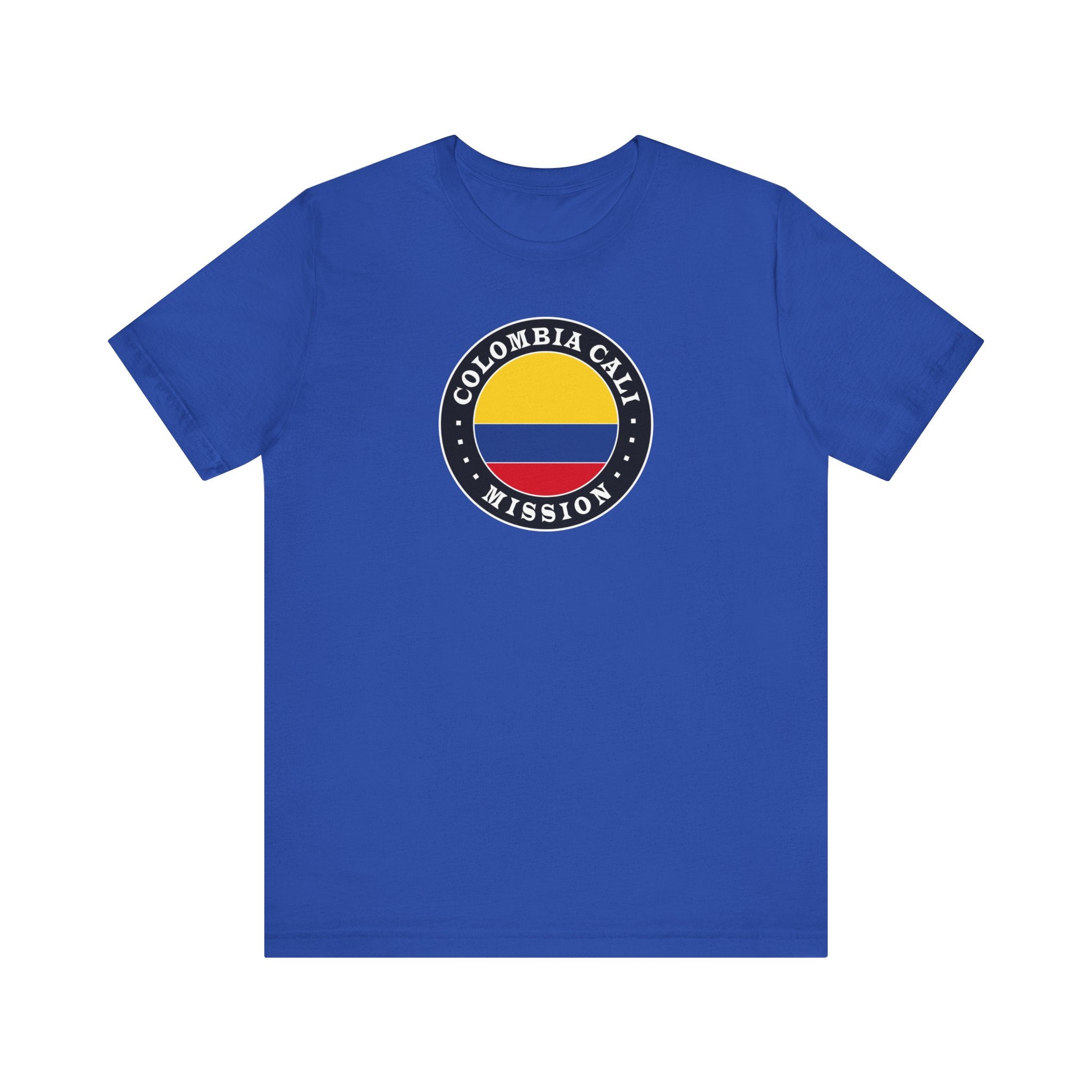 Colombia Cali Mission Circular Flag T-shirt - Latter-Day Saint LDS Missionary Gift - Book of Mormon