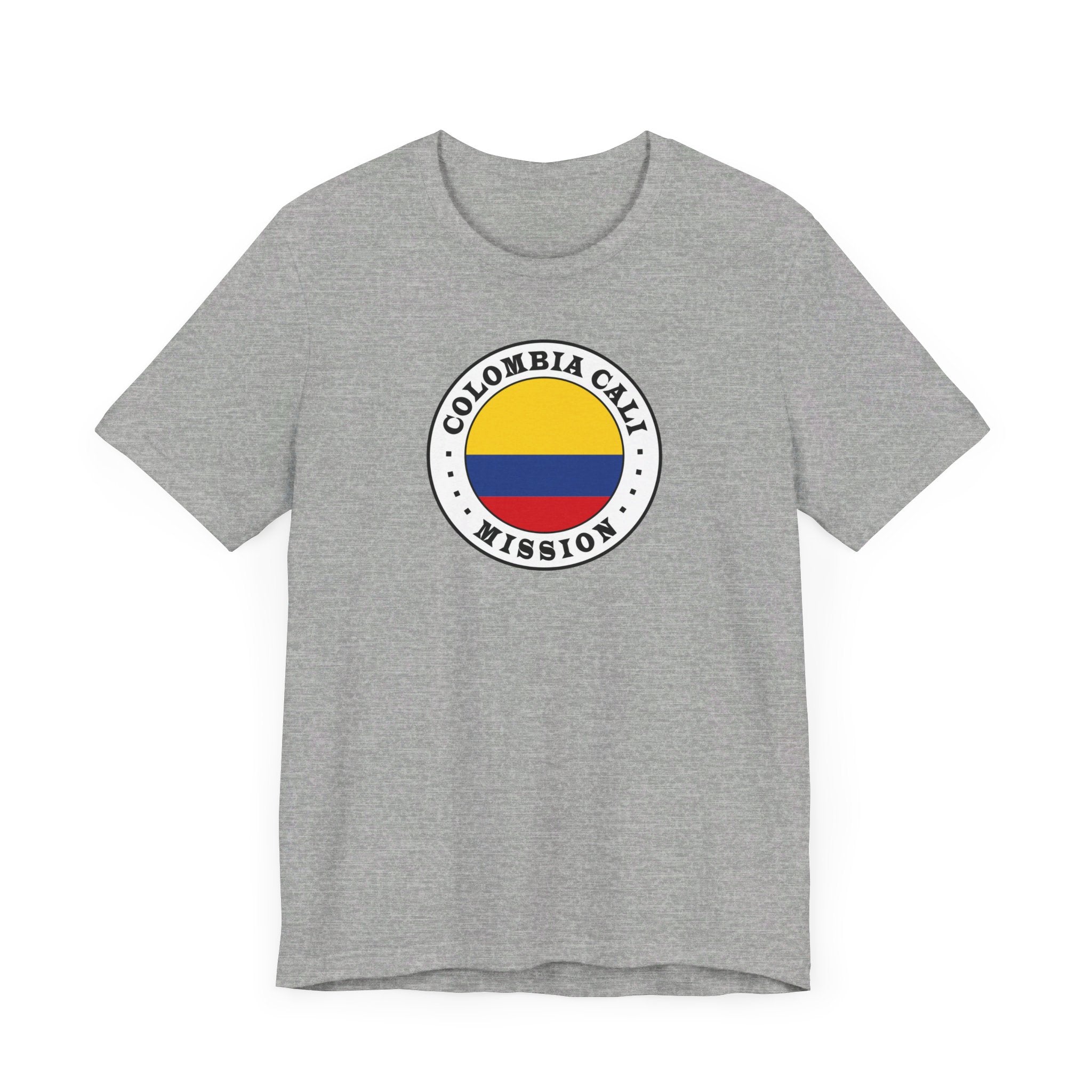 Colombia Cali Mission Circular Flag T-shirt - Latter-Day Saint LDS Missionary Gift - Book of Mormon