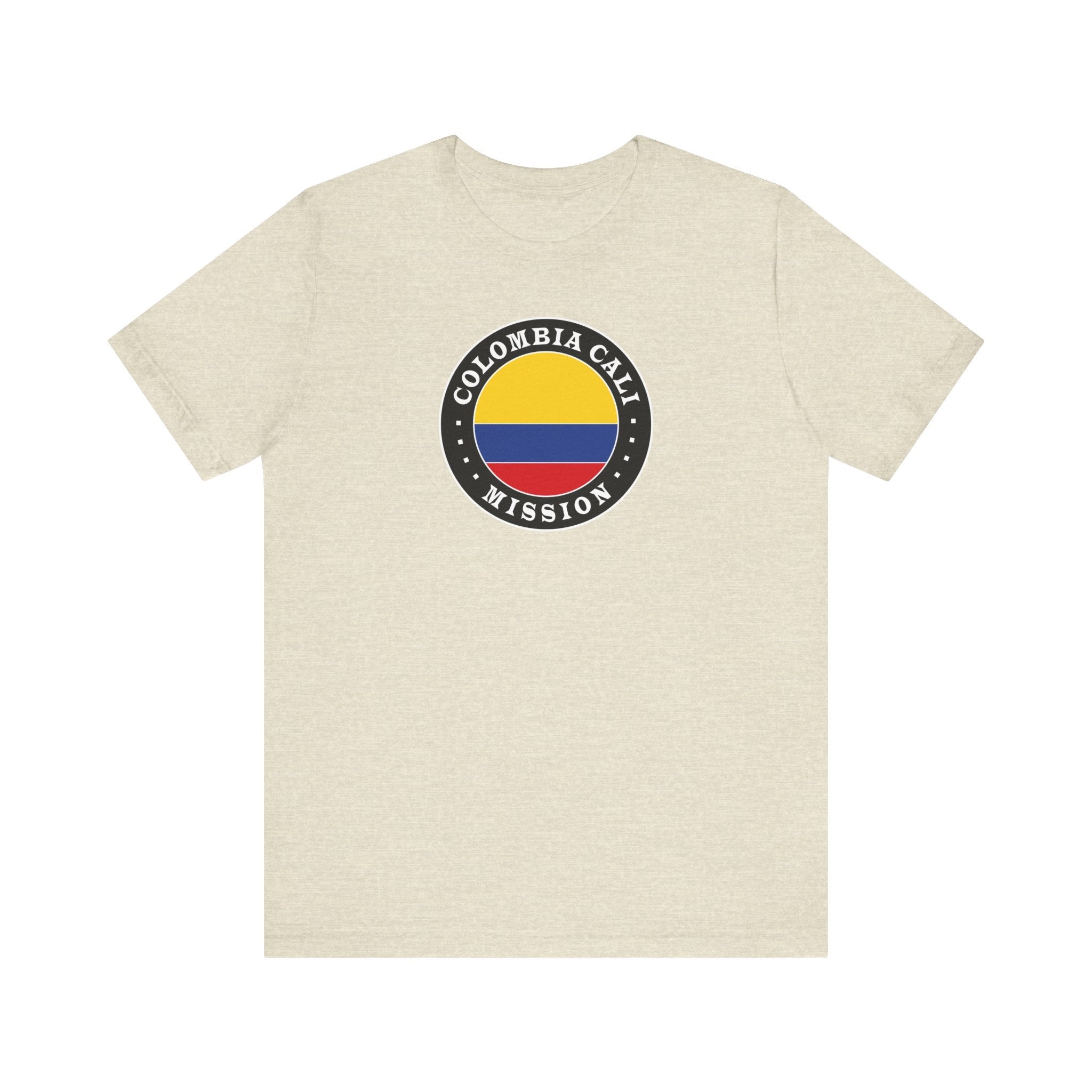 Colombia Cali Mission Circular Flag T-shirt - Latter-Day Saint LDS Missionary Gift - Book of Mormon
