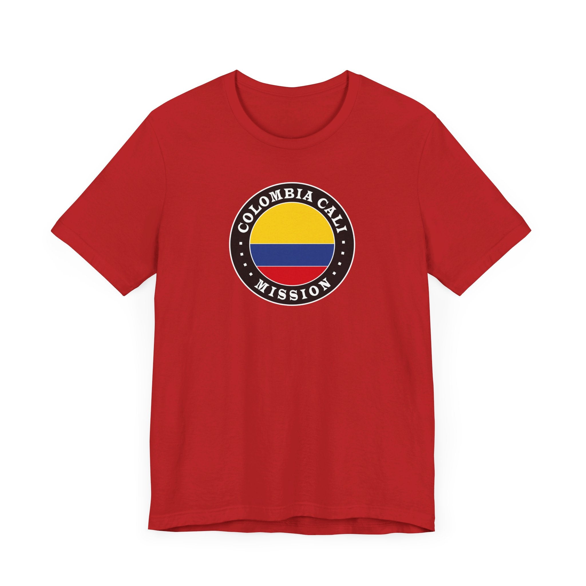 Colombia Cali Mission Circular Flag T-shirt - Latter-Day Saint LDS Missionary Gift - Book of Mormon