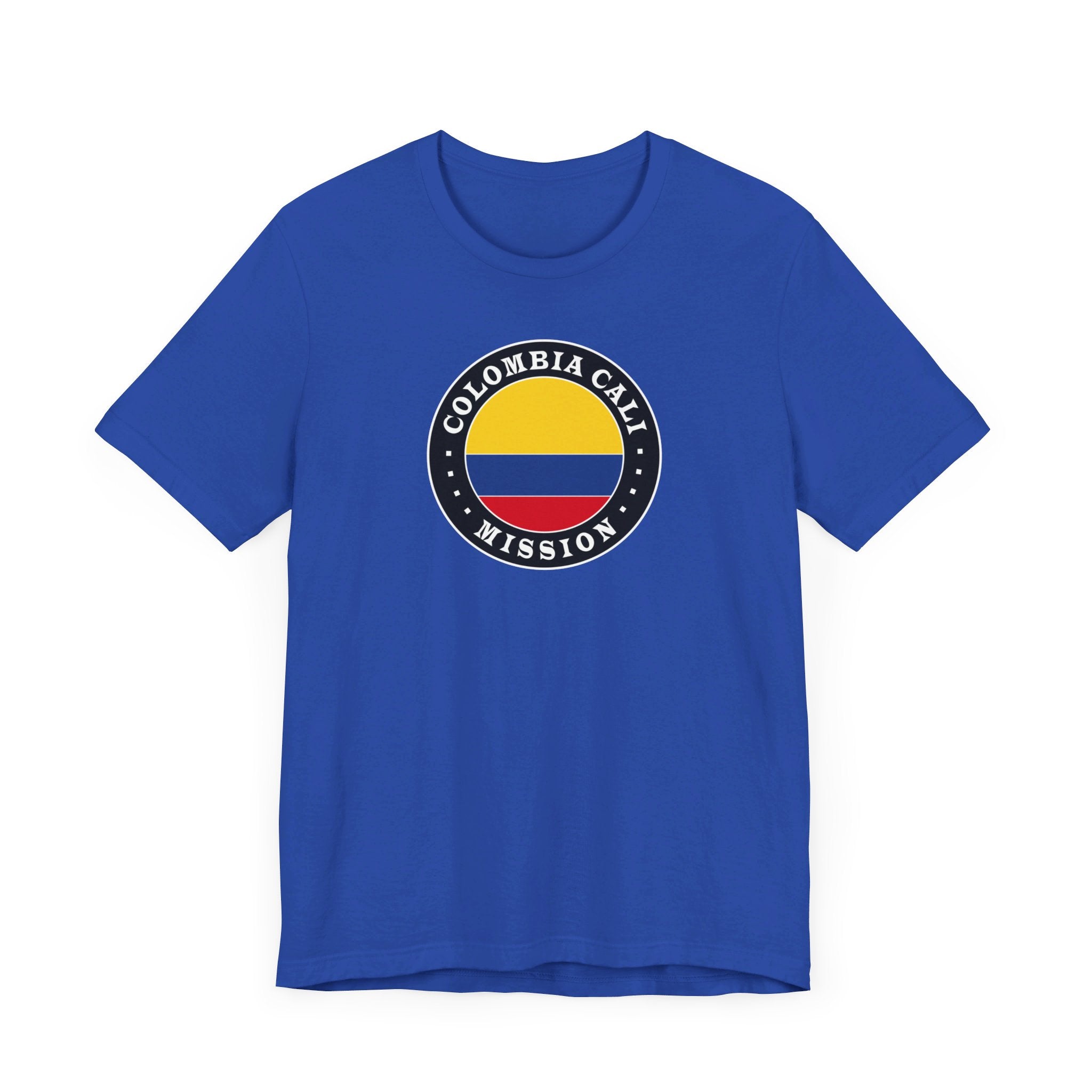 Colombia Cali Mission Circular Flag T-shirt - Latter-Day Saint LDS Missionary Gift - Book of Mormon