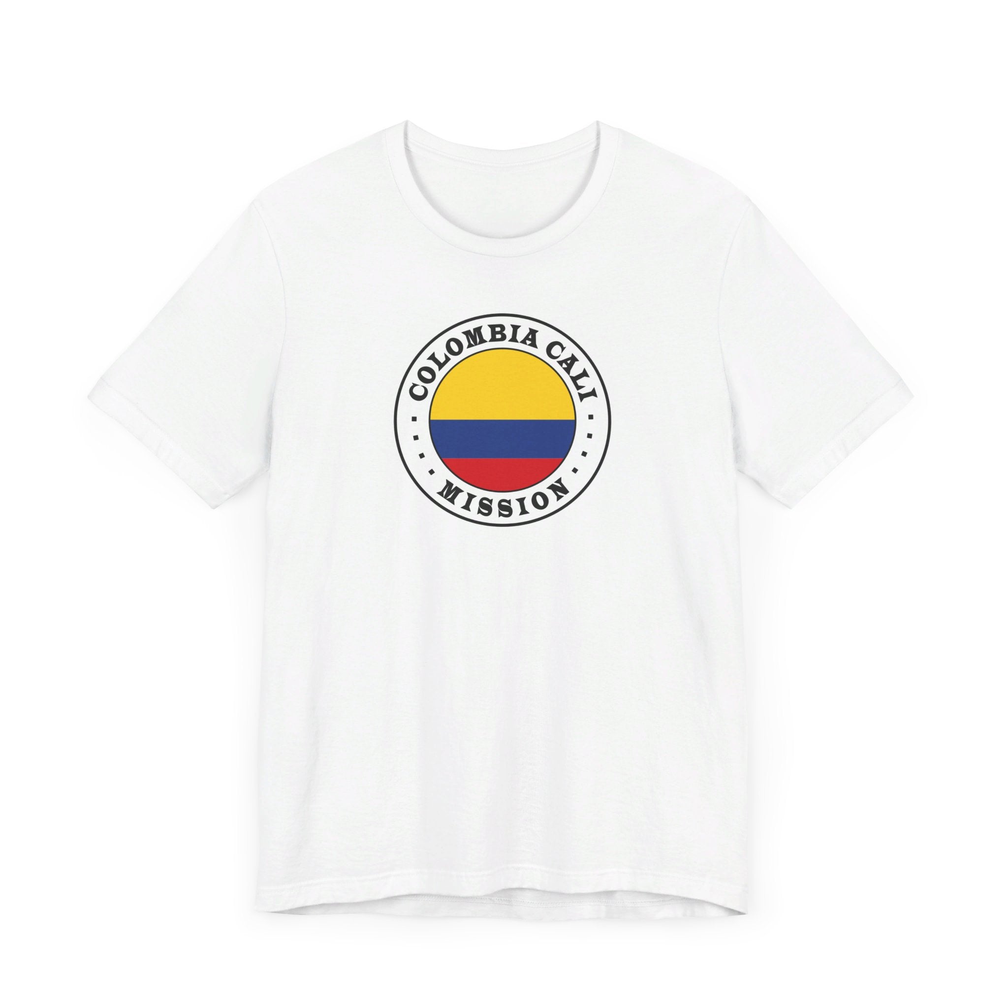 Colombia Cali Mission Circular Flag T-shirt - Latter-Day Saint LDS Missionary Gift - Book of Mormon