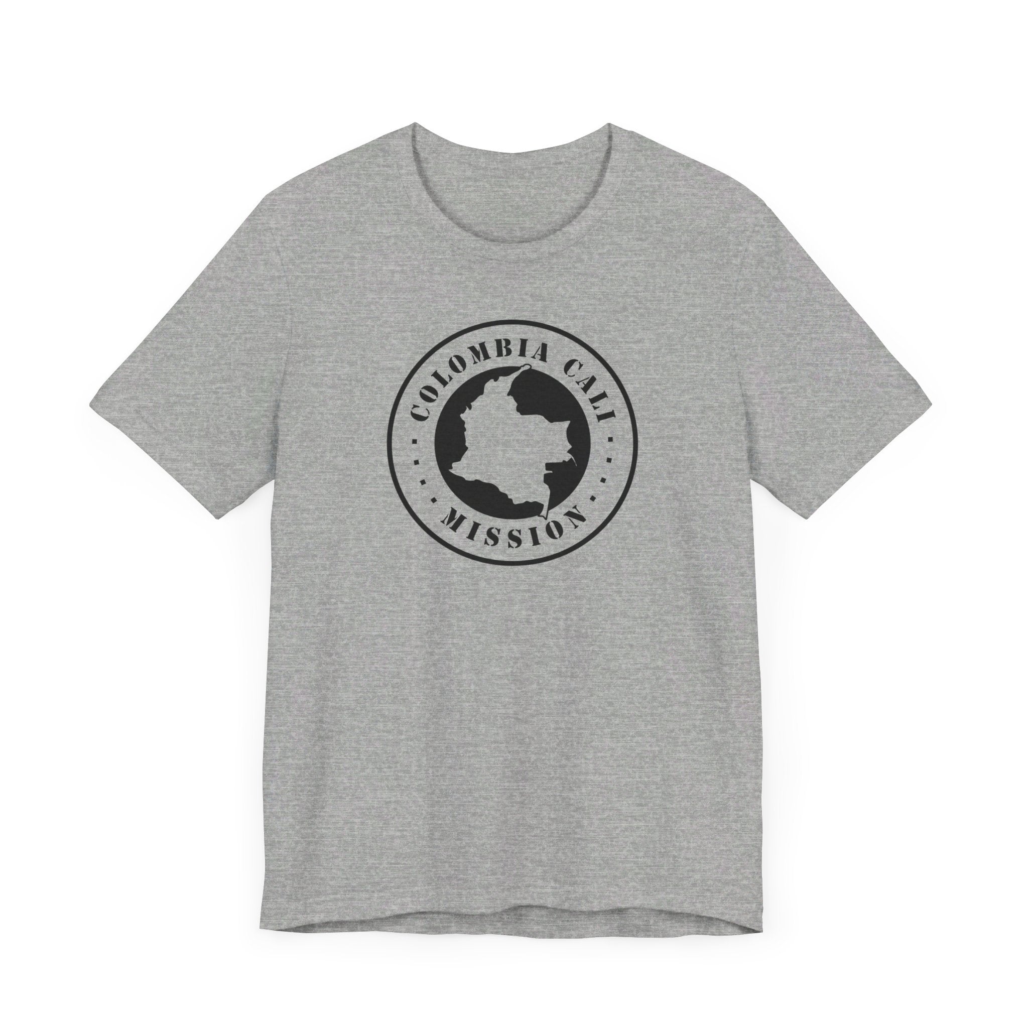 Colombia Cali Mission Circular Monochrome Logo T-Shirt - Mission Wishlist - LDS Missionary Gift Store