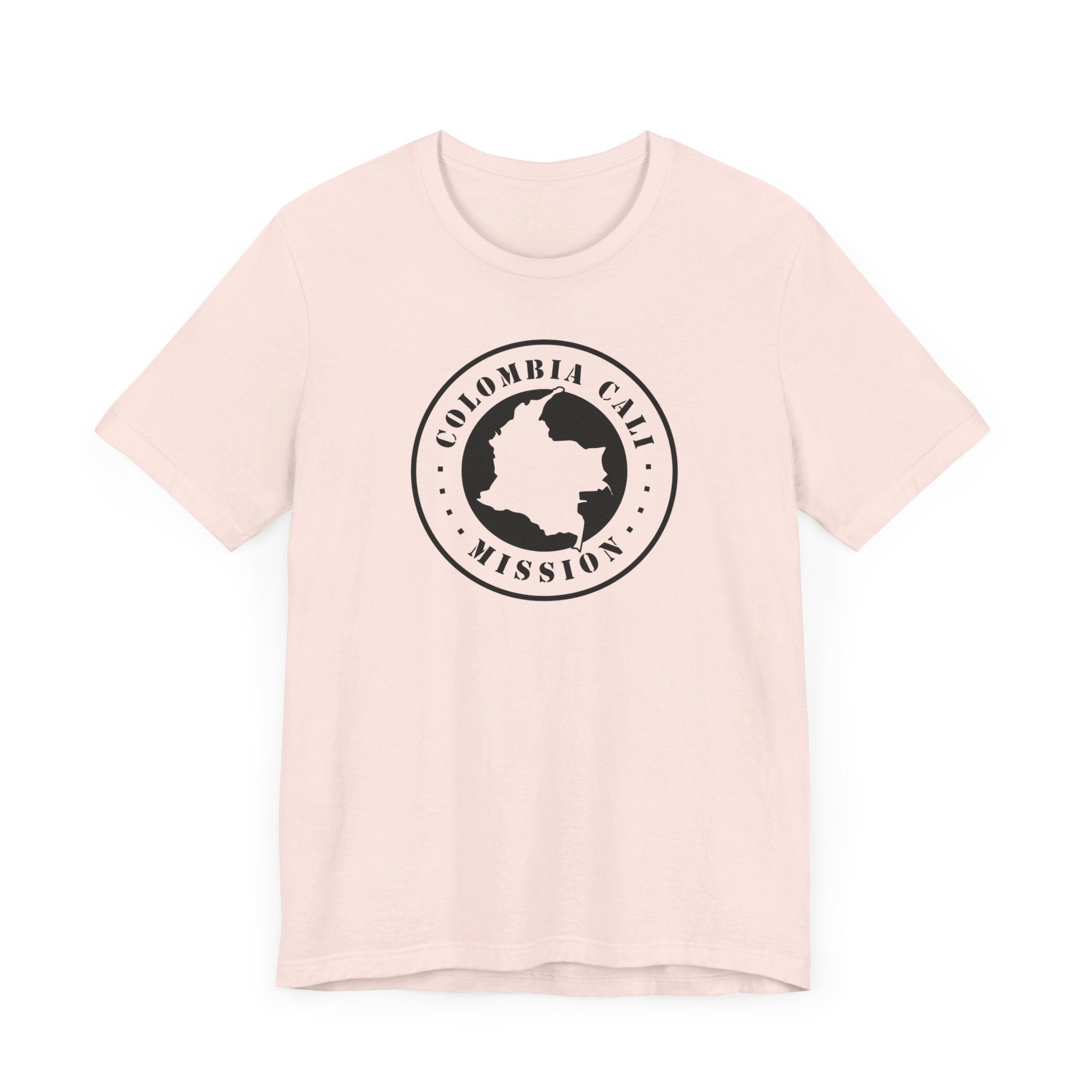 Colombia Cali Mission Circular Monochrome Logo T-Shirt - Mission Wishlist - LDS Missionary Gift Store