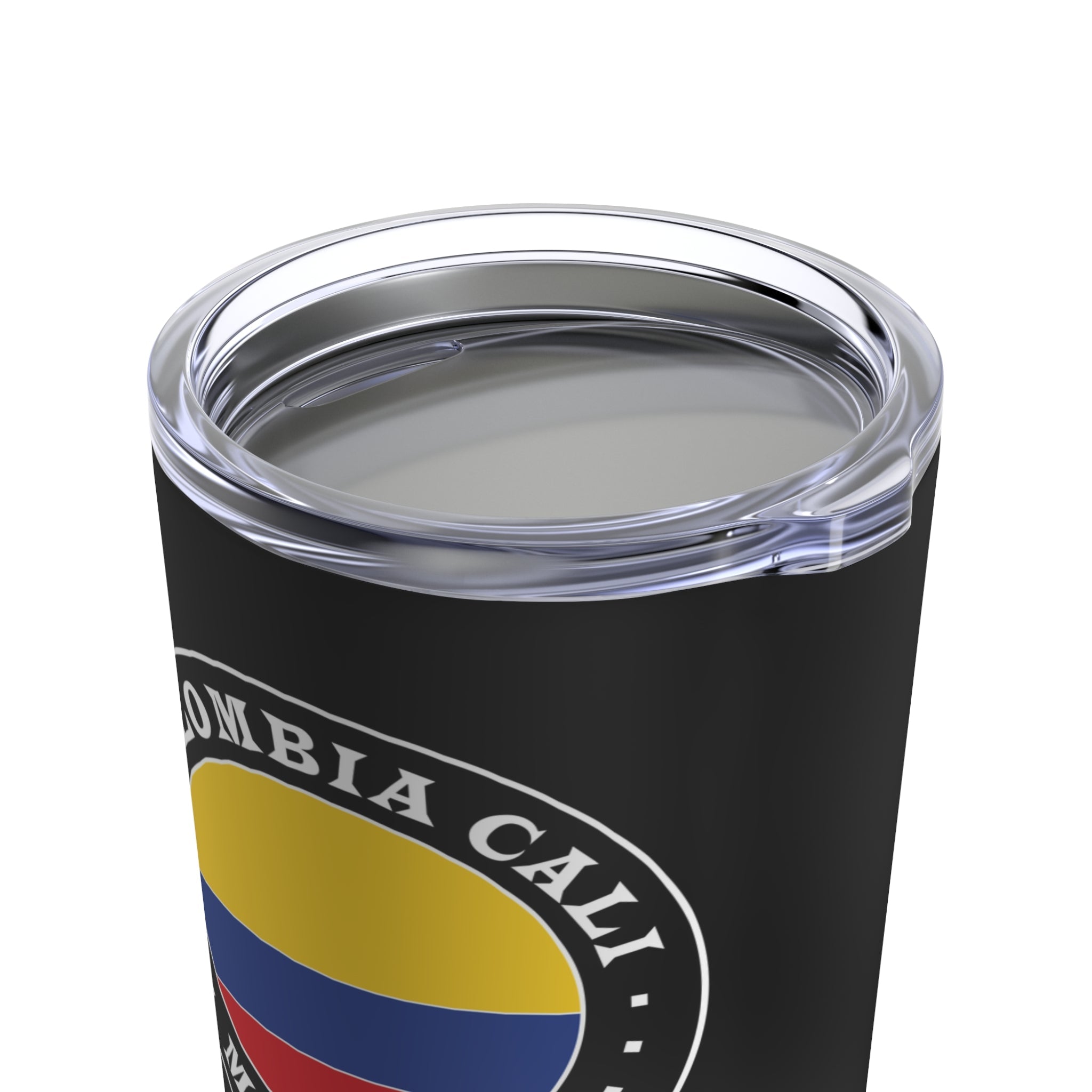 Colombia Cali Mission Flag Logo Tumbler 20oz Black - Latter-Day Saint LDS Missionary Gift - Book of Mormon