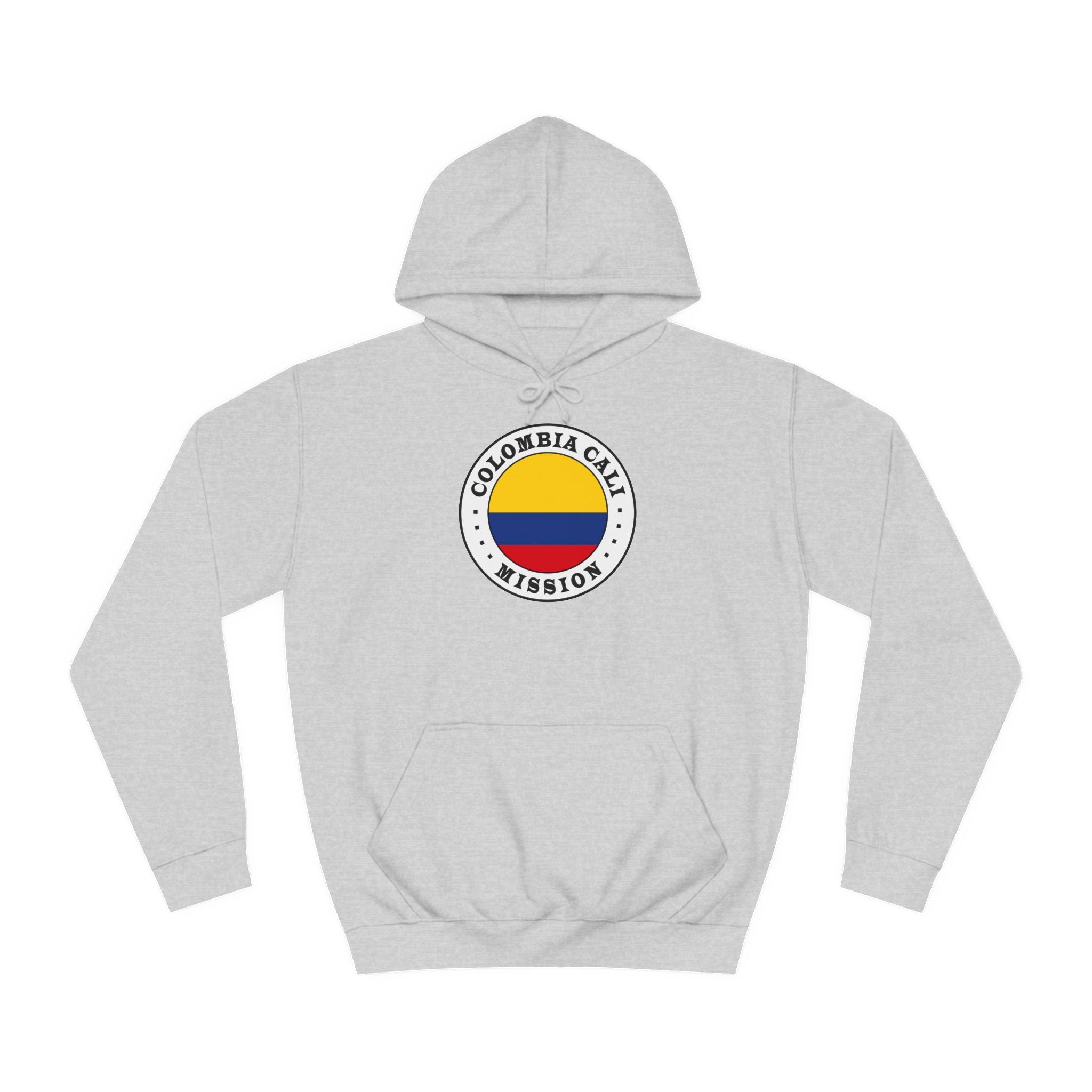 Colombia Cali Mission Flag Logo (White Border) College Hoodie - Mission Wishlist - LDS Missionary Gift Store