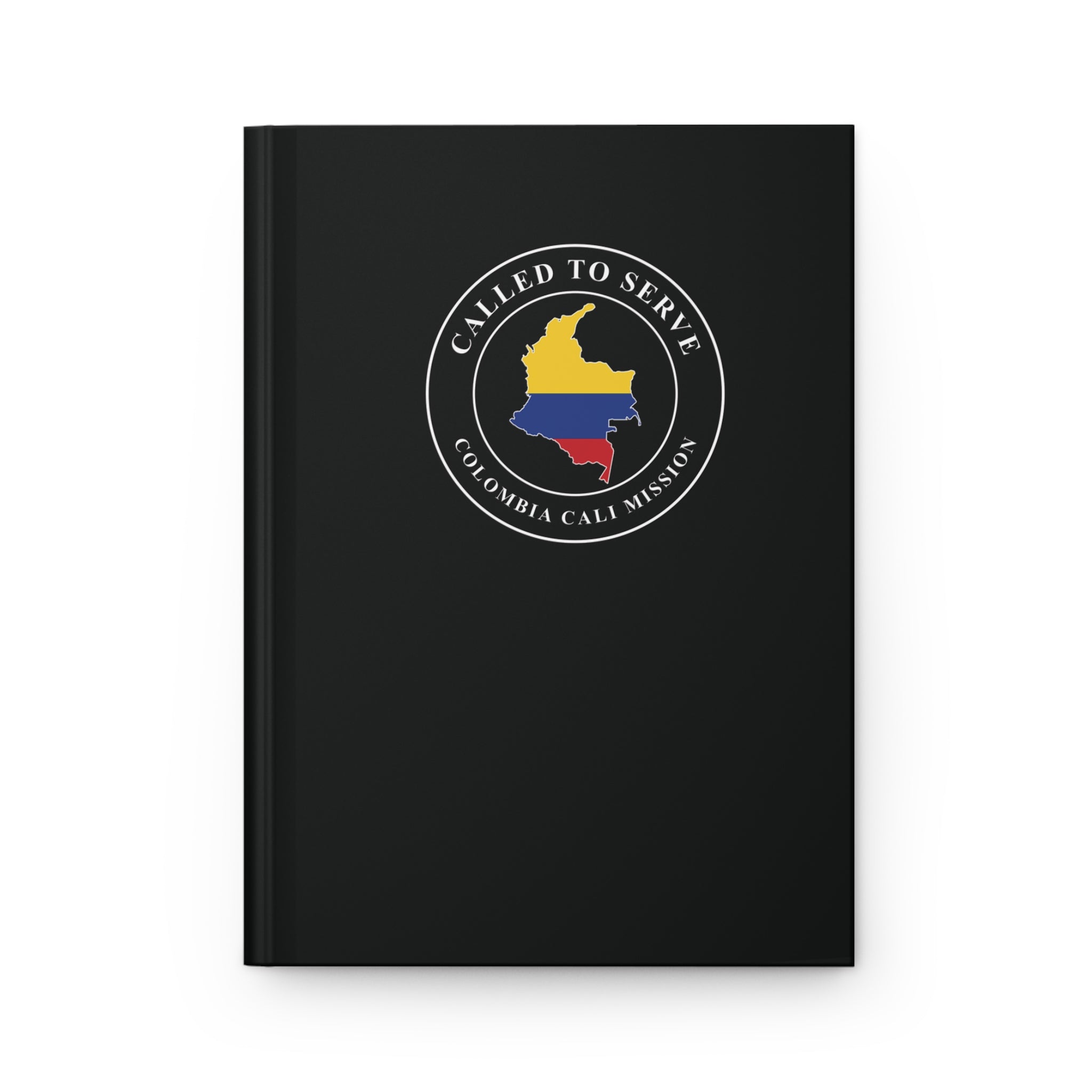 Colombia Cali Mission Flag Map Called to Serve Black Hardcover Journal Matte - Latter-Day Saint LDS Missionary Gift - Book of Mormon