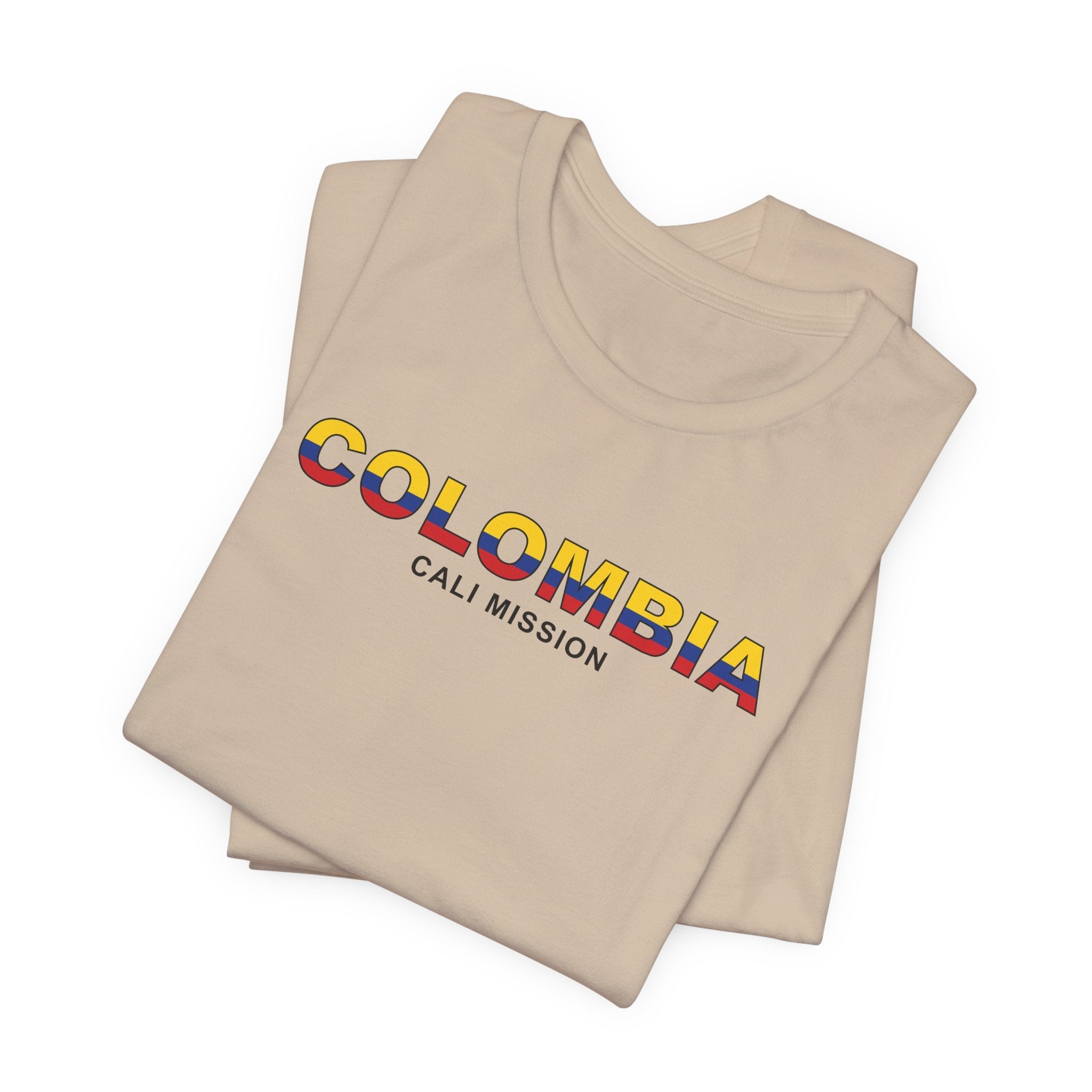 Colombia Cali Mission Flag Title T-shirt - Mission Wishlist - LDS Missionary Gift Store
