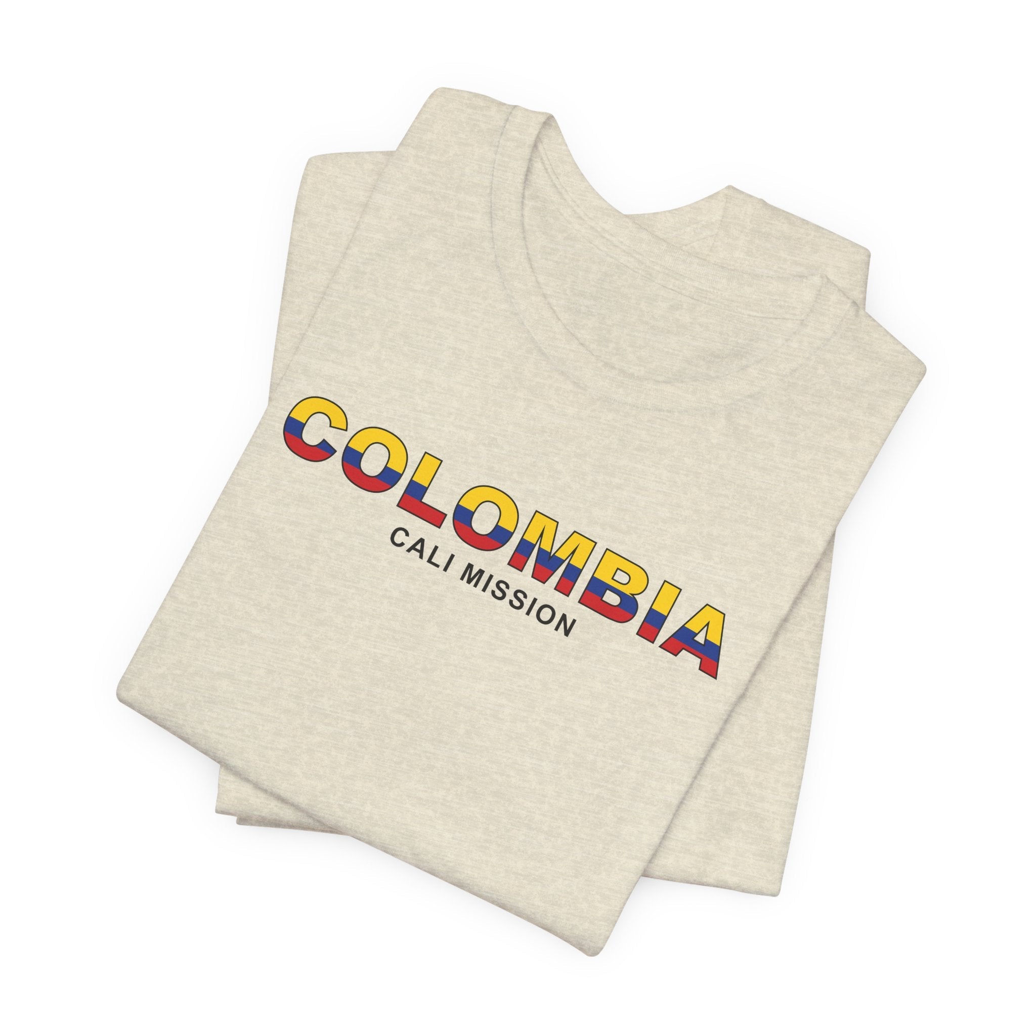 Colombia Cali Mission Flag Title T-shirt - Mission Wishlist - LDS Missionary Gift Store