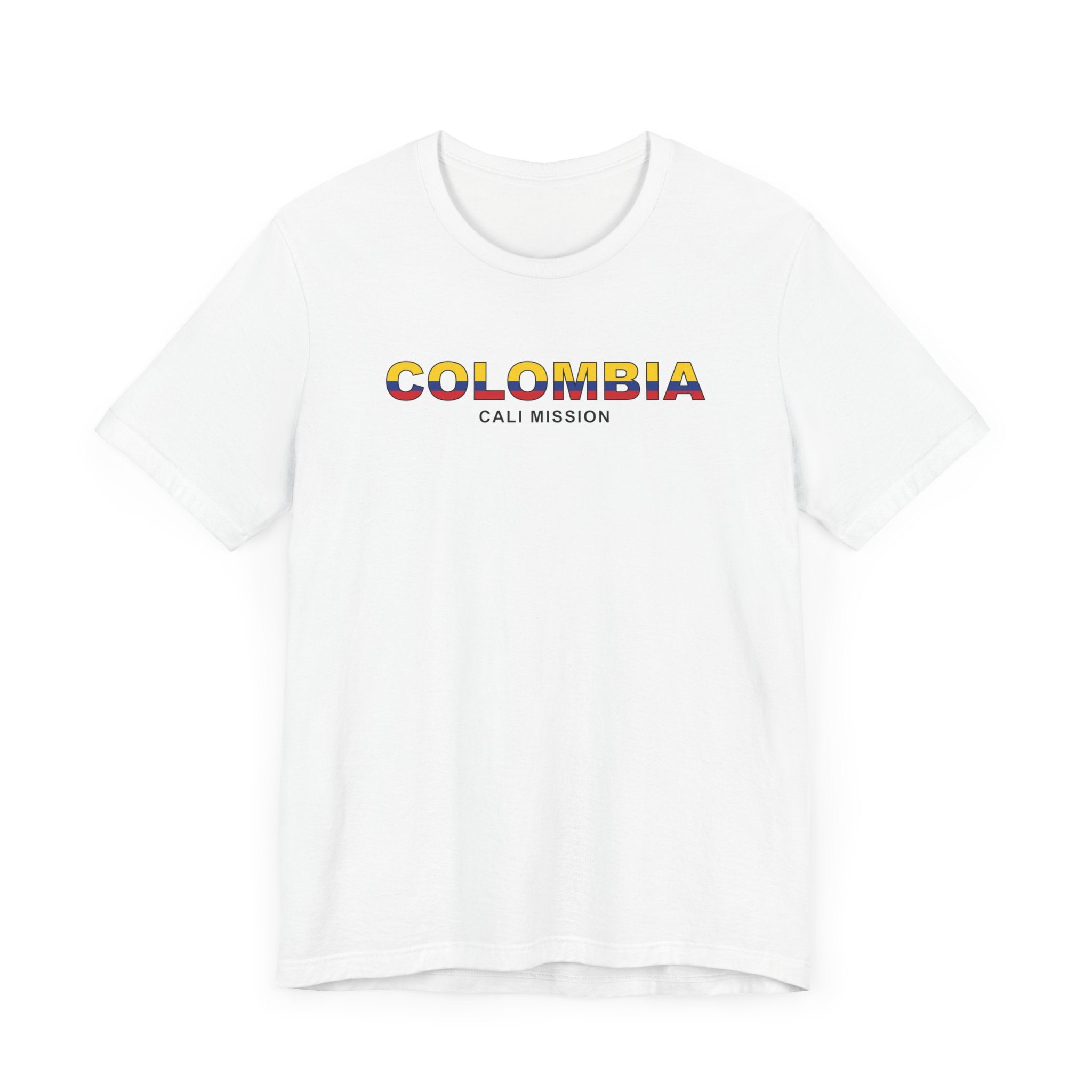 Colombia Cali Mission Flag Title T-shirt - Mission Wishlist - LDS Missionary Gift Store
