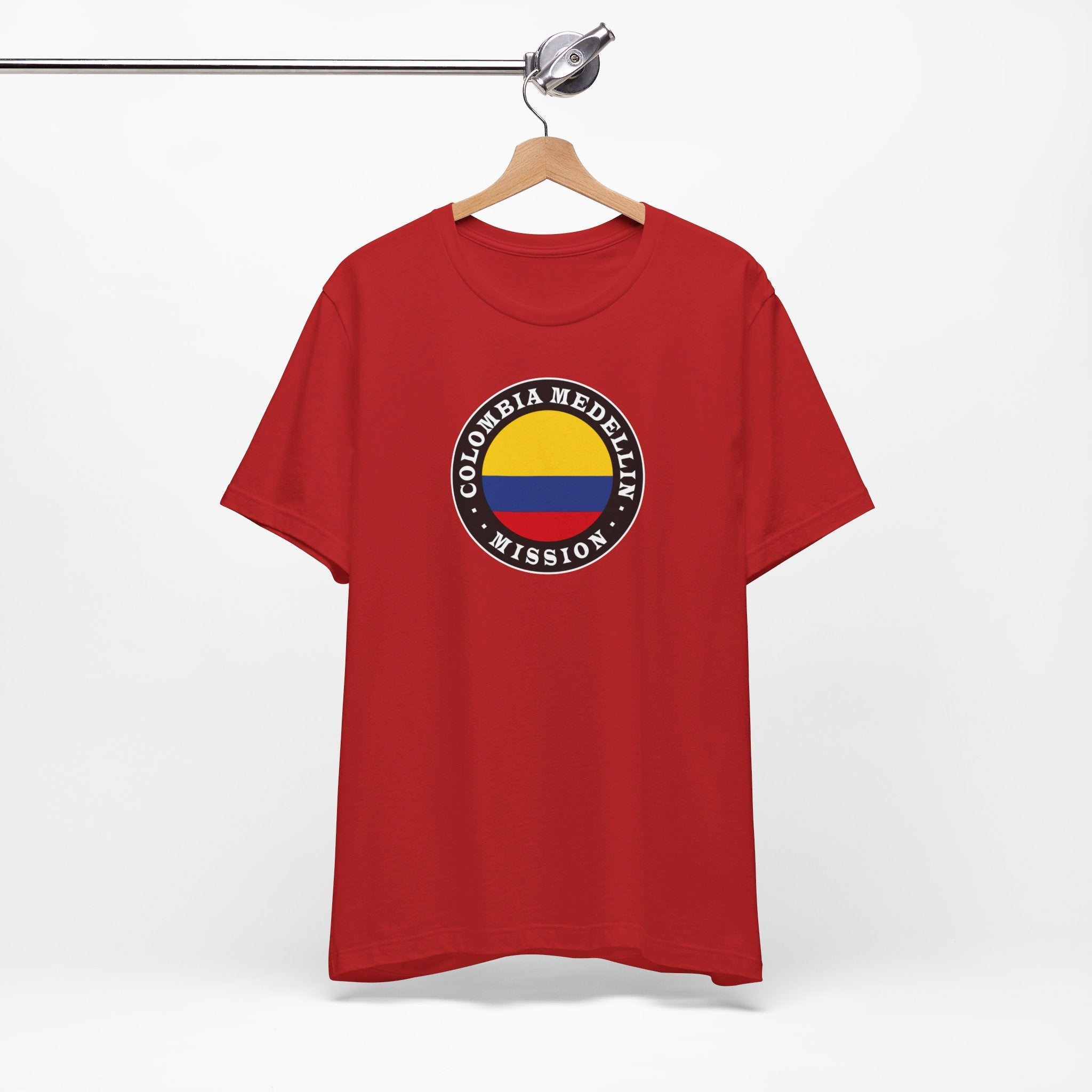 Colombia Medellin Mission Circular Flag T-shirt - Mission Wishlist - LDS Missionary Gift Store