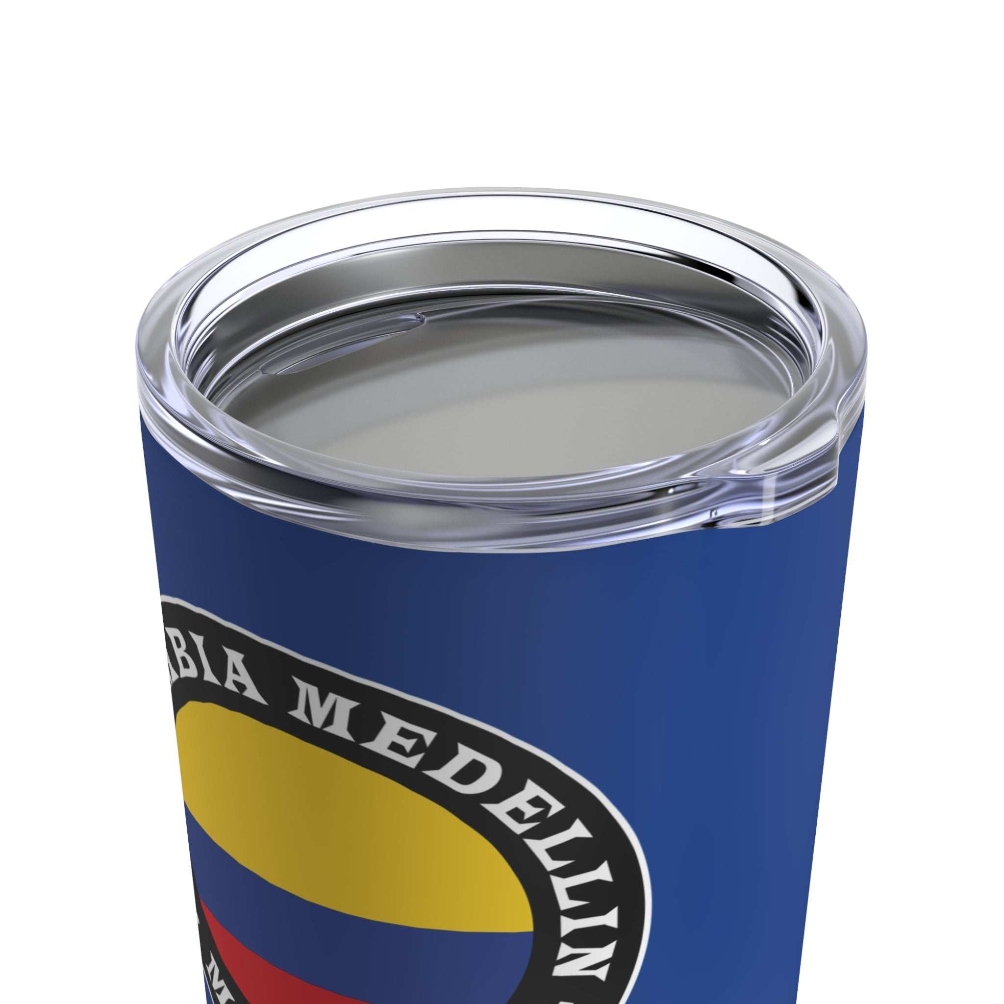 Colombia Medellin Mission Flag Logo Tumbler 20oz Blue - Latter-Day Saint LDS Missionary Gift - Book of Mormon