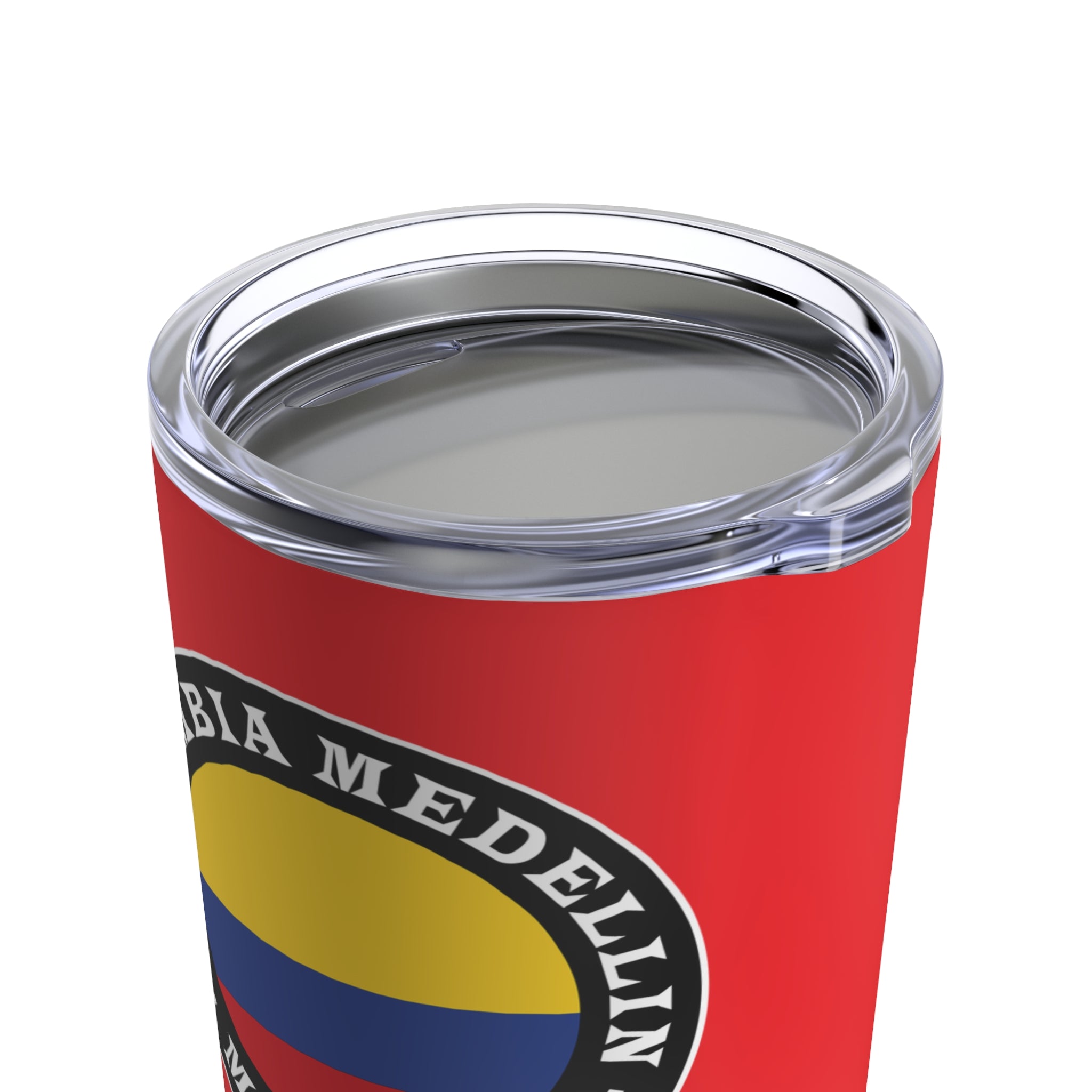 Colombia Medellin Mission Flag Logo Tumbler 20oz Red - Latter-Day Saint LDS Missionary Gift - Book of Mormon