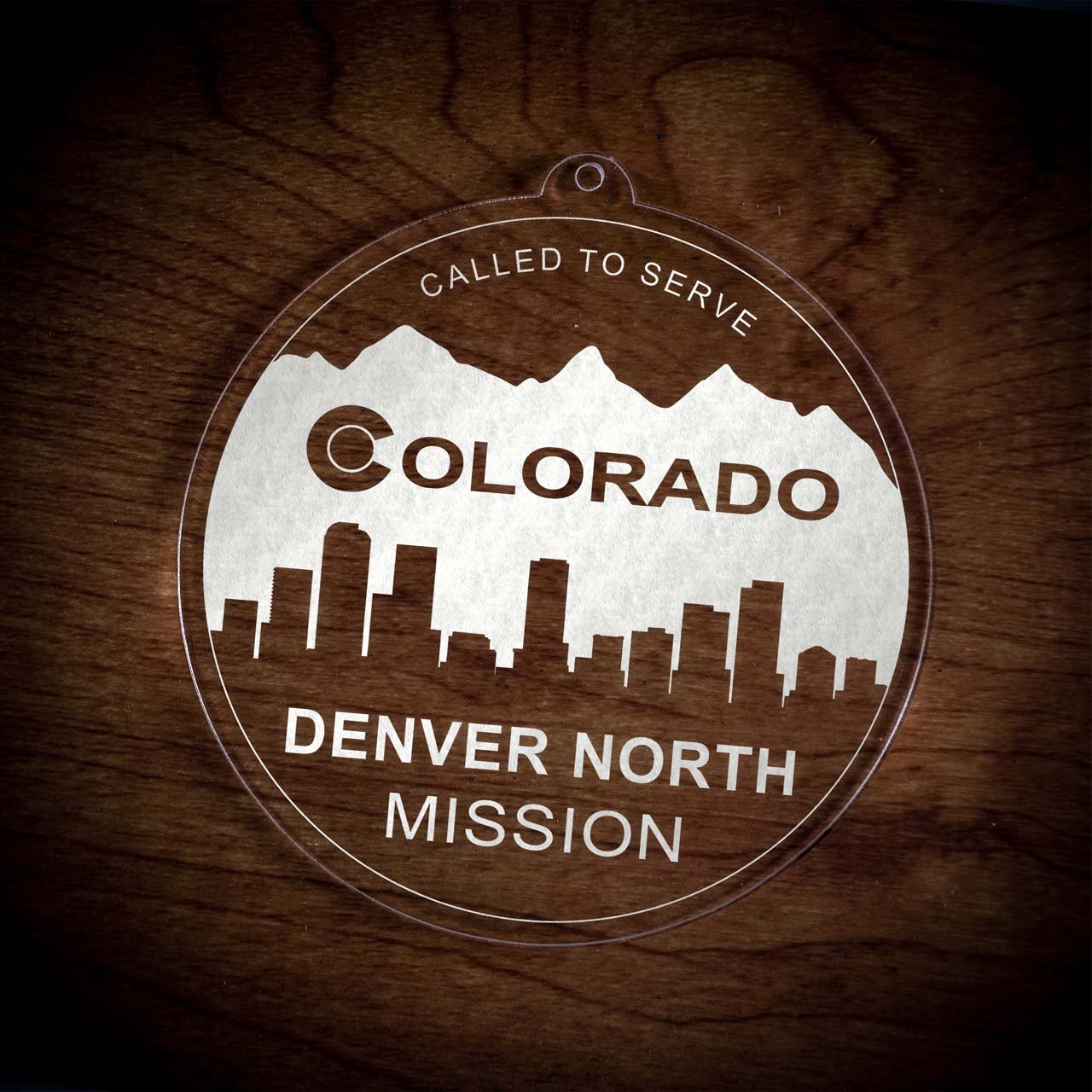 Colorado Denver North Mission Christmas Ornament - Latter-Day Saint LDS Missionary Gift - Book of Mormon