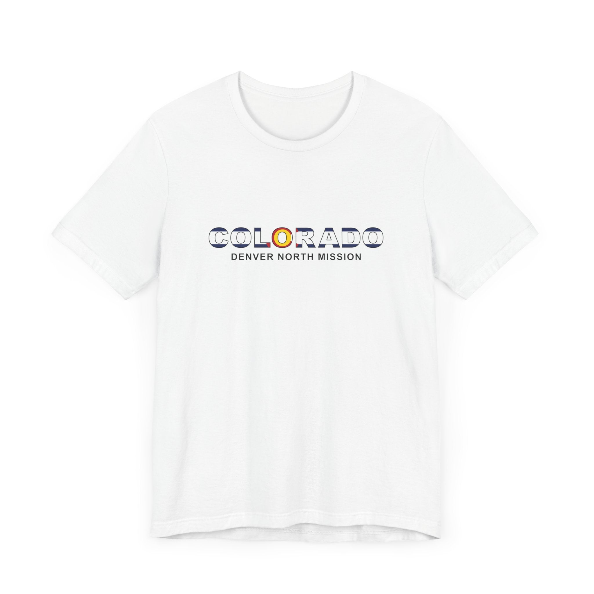 Colorado Denver North Mission Flag Title T-shirt - Mission Wishlist - LDS Missionary Gift Store