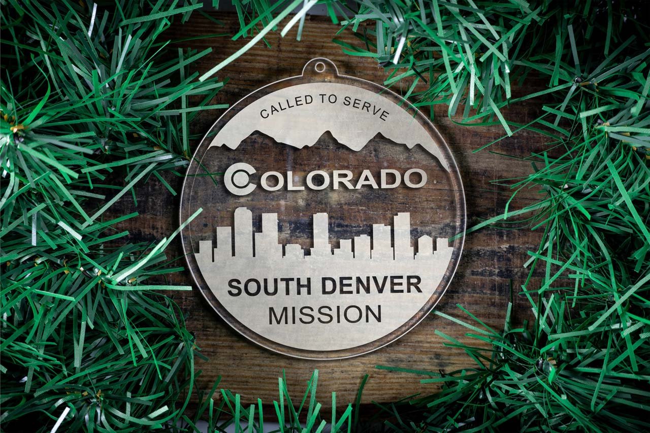 Colorado Denver South Mission Christmas Ornament - Latter-Day Saint LDS Missionary Gift - Book of Mormon