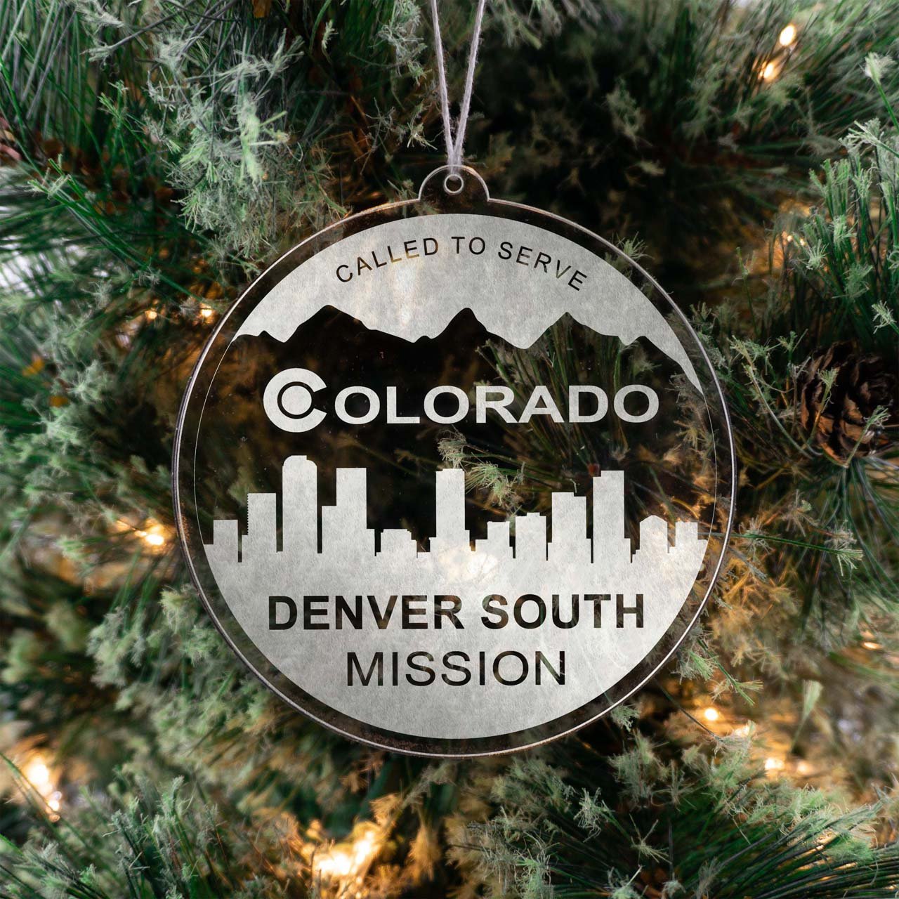 Colorado Denver South Mission Christmas Ornament - Latter-Day Saint LDS Missionary Gift - Book of Mormon
