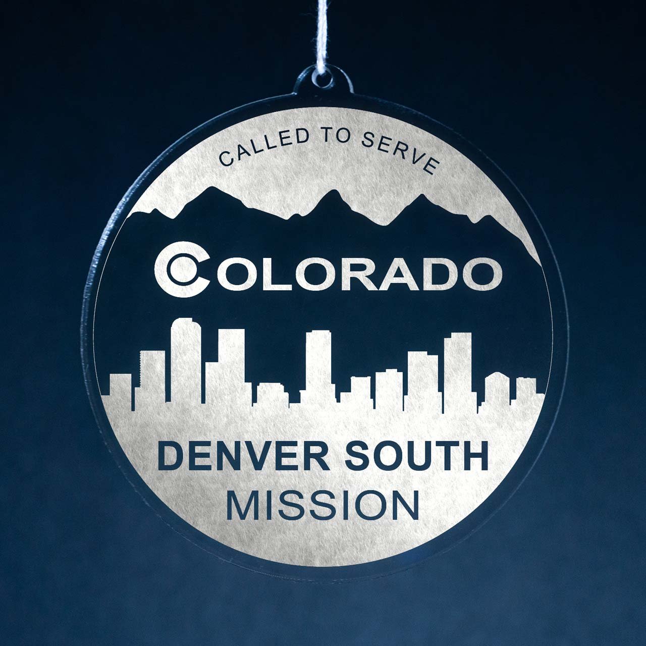 Colorado Denver South Mission Christmas Ornament - Latter-Day Saint LDS Missionary Gift - Book of Mormon