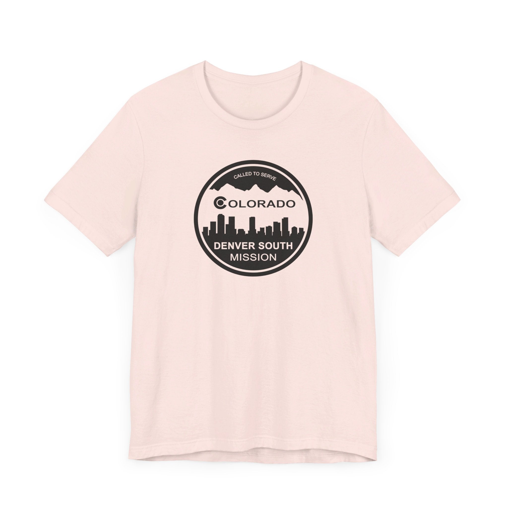 Colorado Denver South Mission Circular Monochrome Logo T-Shirt - Mission Wishlist - LDS Missionary Gift Store