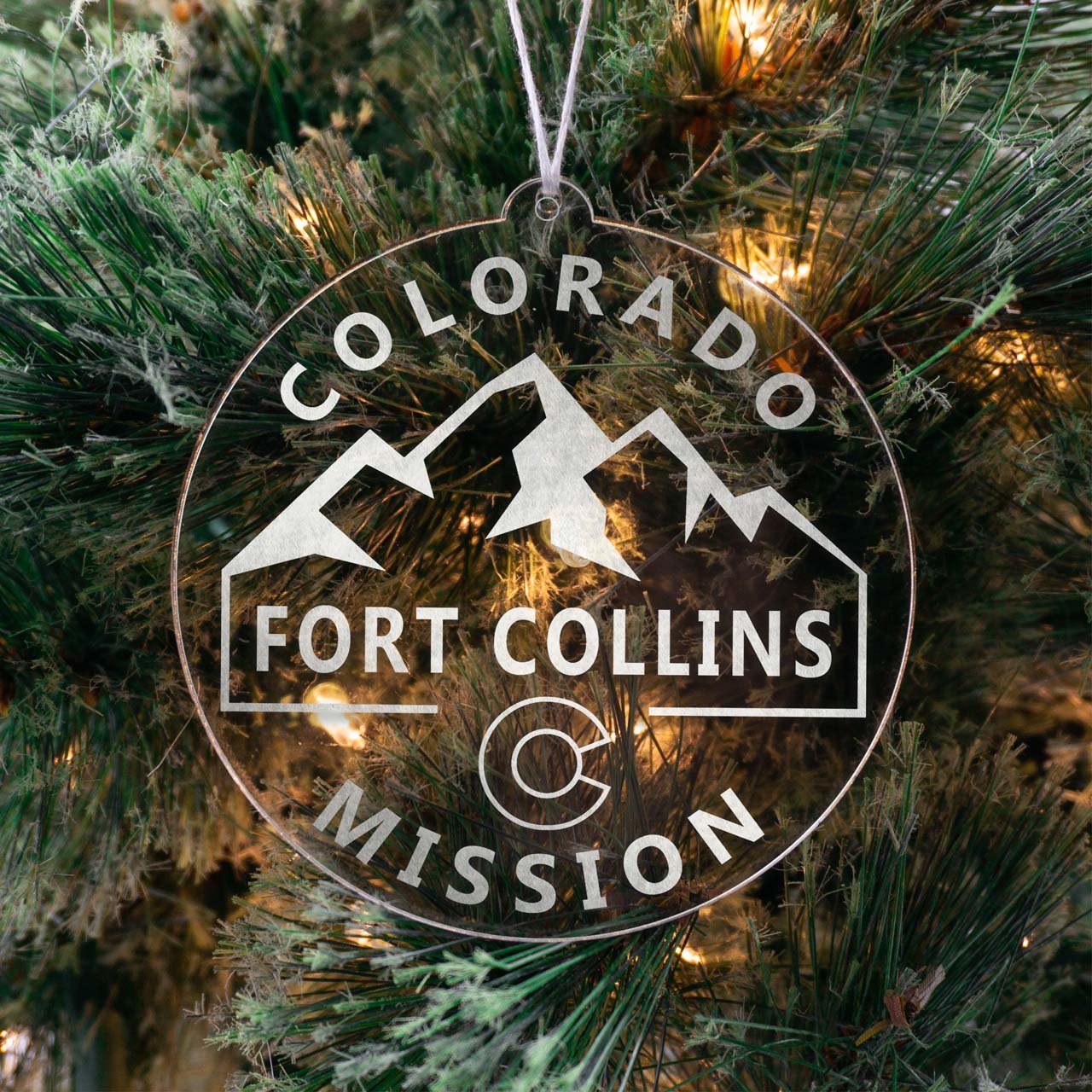 Colorado Fort Collins Mission Christmas Ornament - Latter-Day Saint LDS Missionary Gift - Book of Mormon