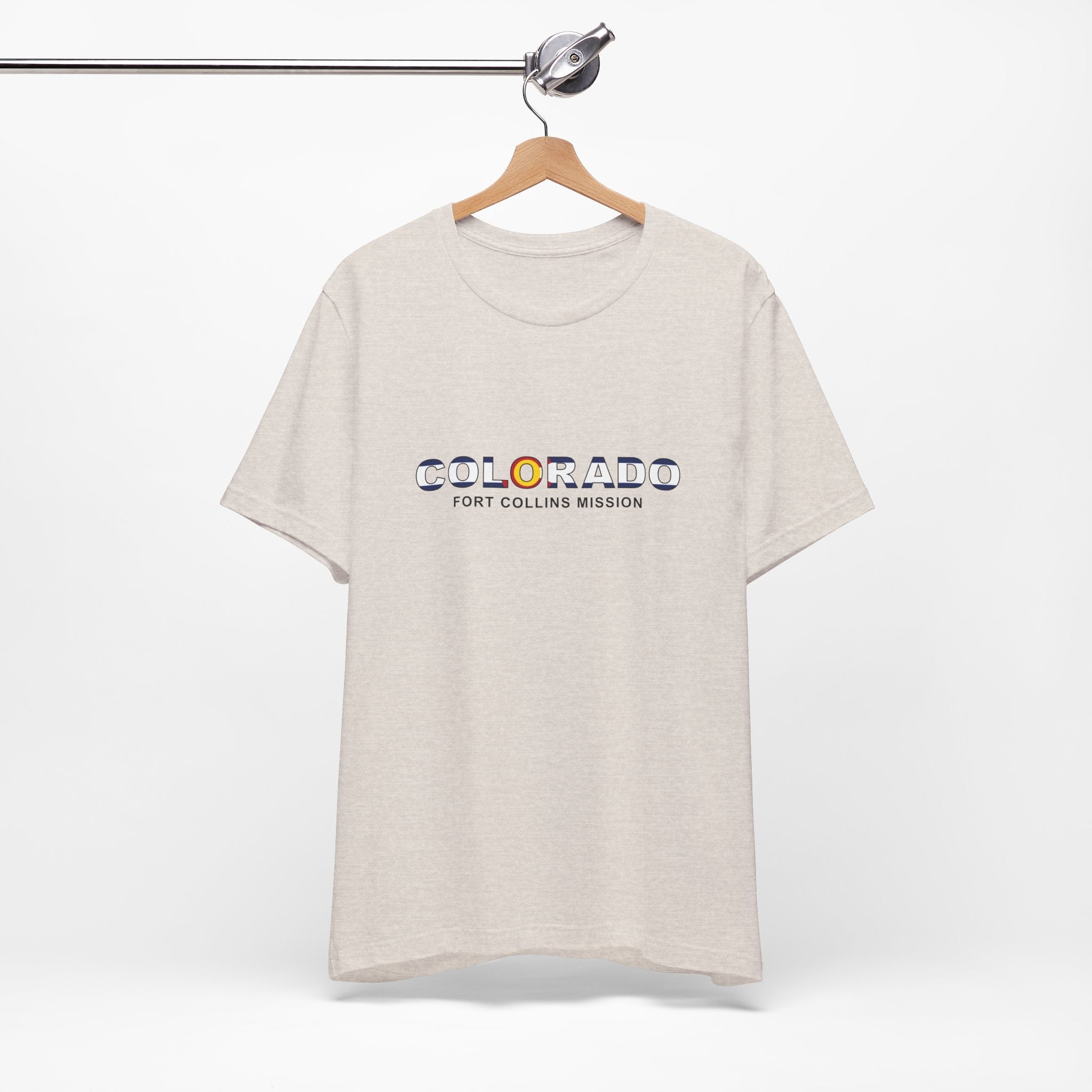 Colorado Fort Collins Mission Flag Title T-shirt - Mission Wishlist - LDS Missionary Gift Store