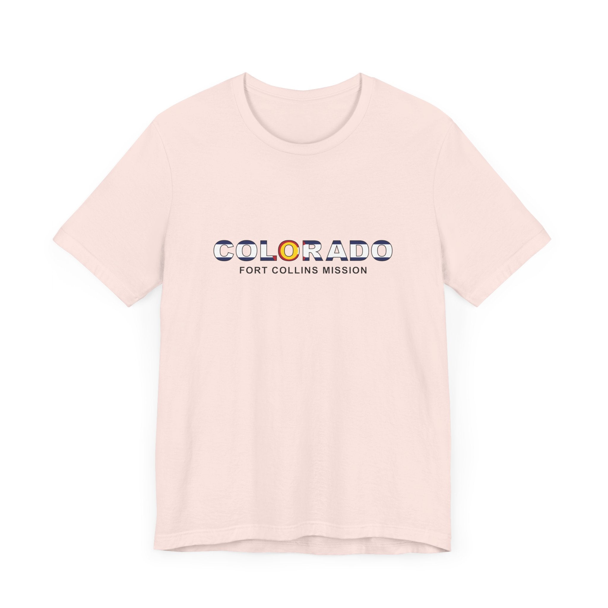 Colorado Fort Collins Mission Flag Title T-shirt - Mission Wishlist - LDS Missionary Gift Store