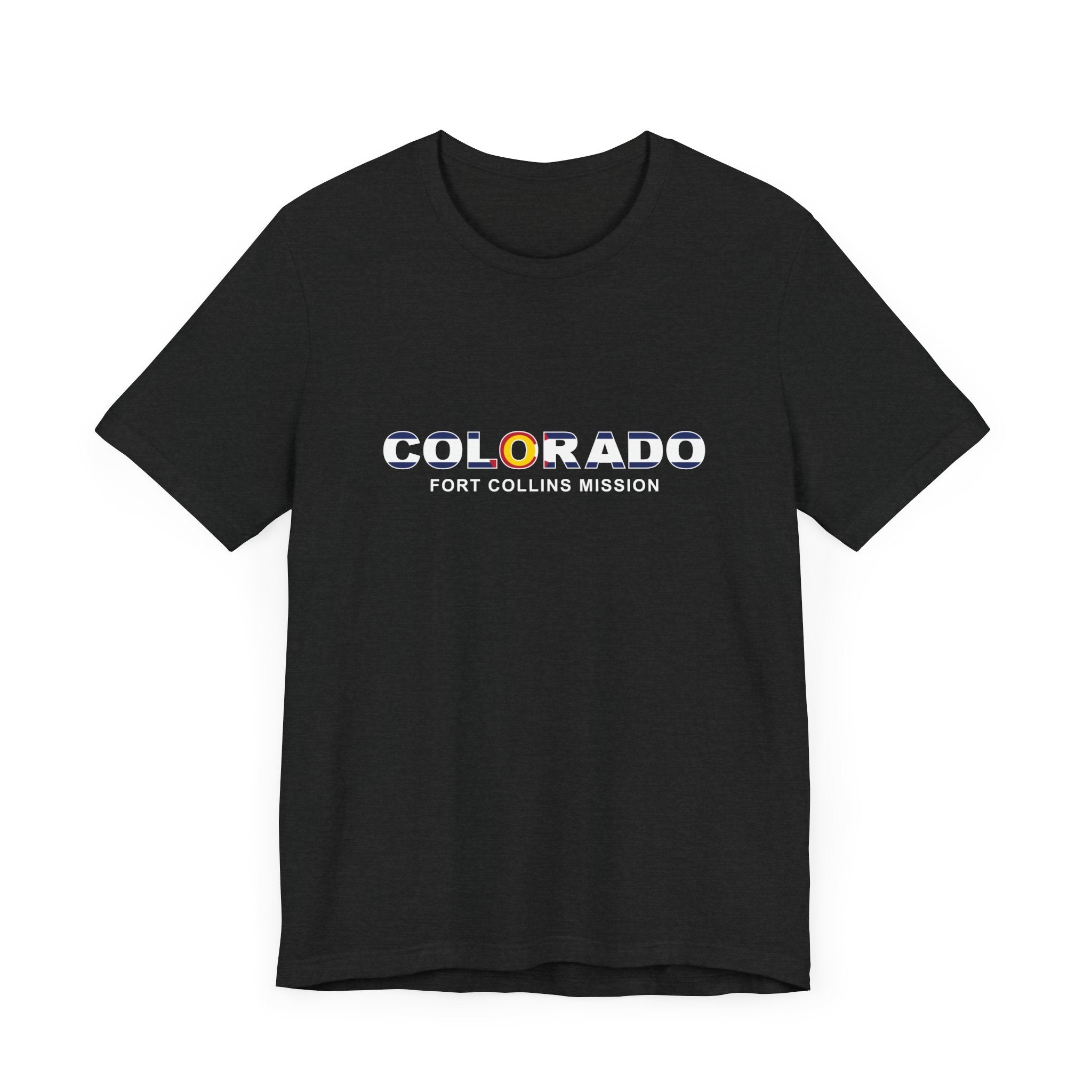 Colorado Fort Collins Mission Flag Title T-shirt - Mission Wishlist - LDS Missionary Gift Store