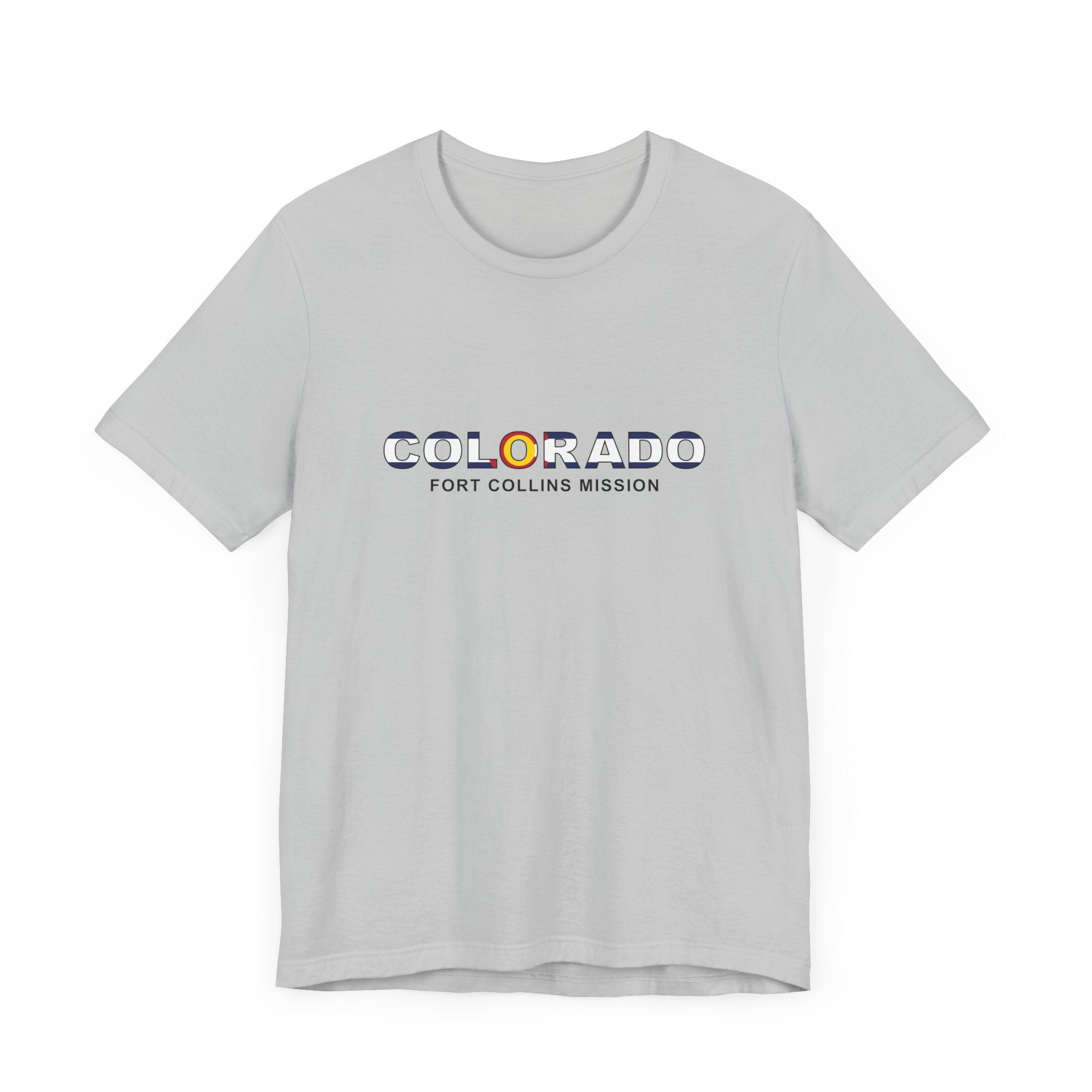 Colorado Fort Collins Mission Flag Title T-shirt - Mission Wishlist - LDS Missionary Gift Store